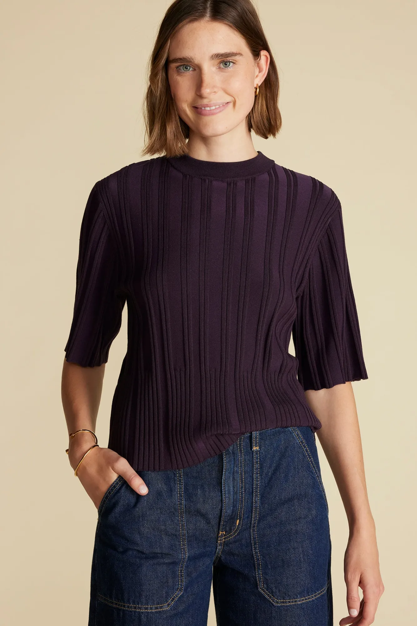 Amour Vert Mirabelle Novelty Top- Tops|Clearance