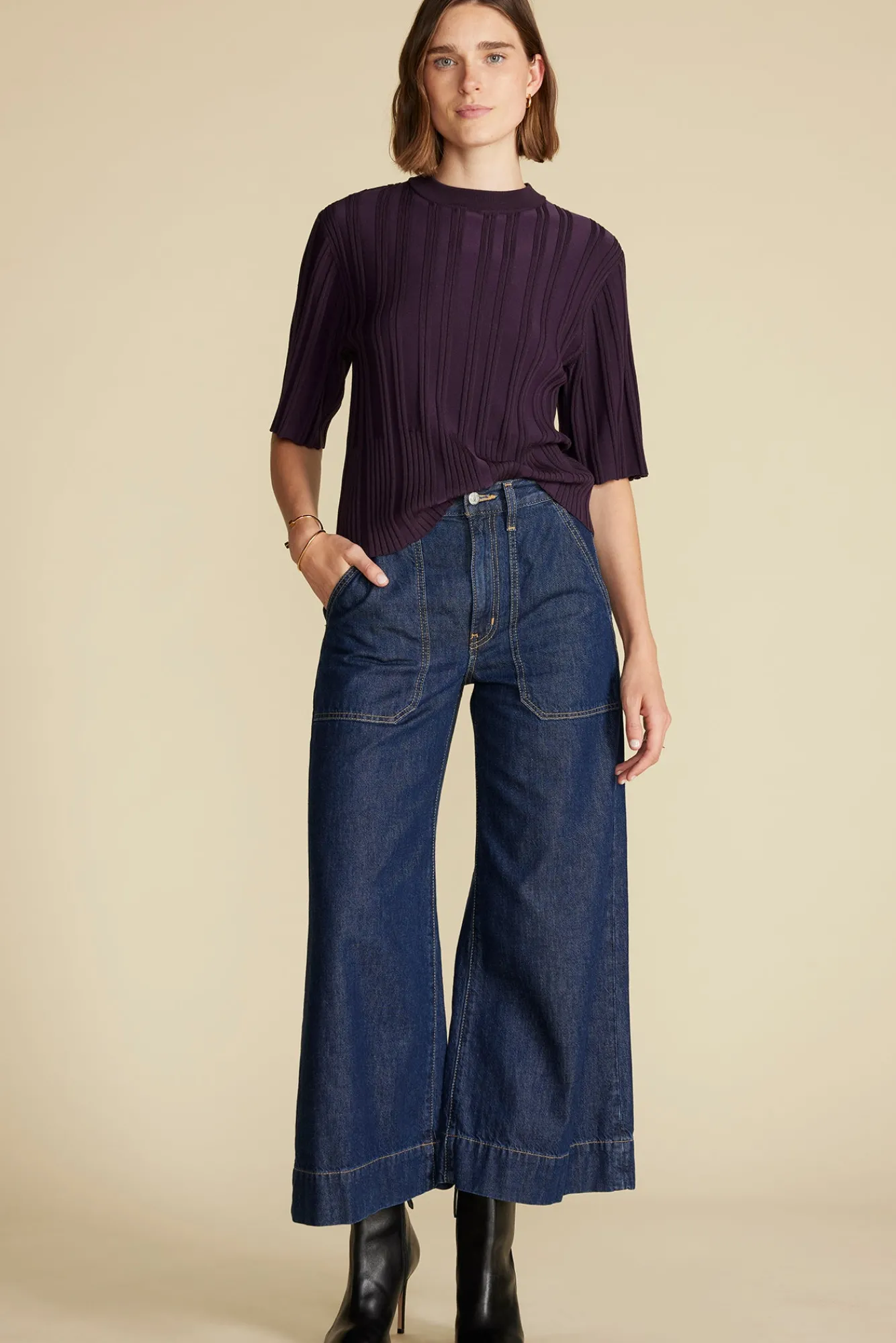 Amour Vert Mirabelle Novelty Top- Tops|Clearance