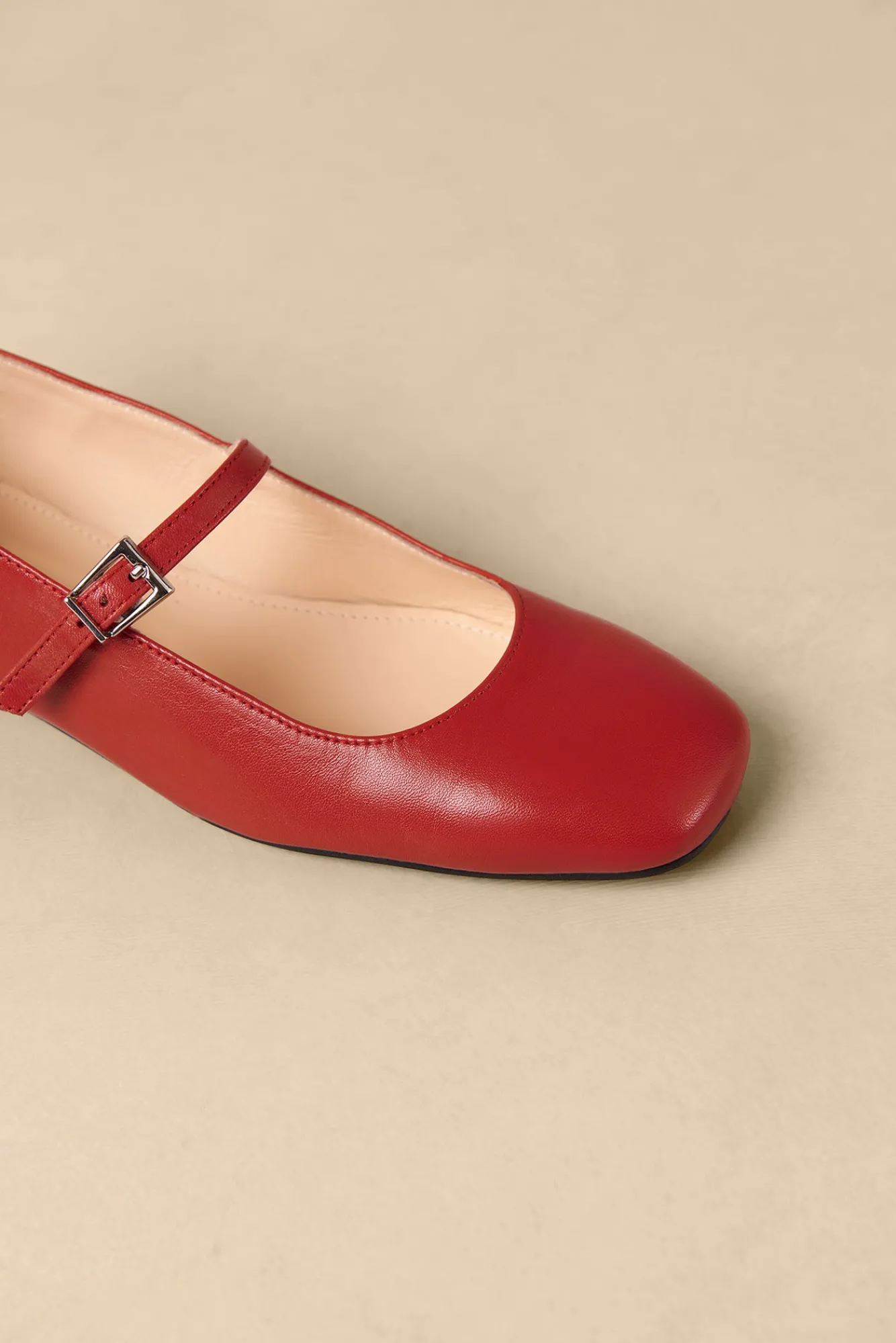 Amour Vert Alohas Por Do Sol Leather Ballet Flats- Shoes