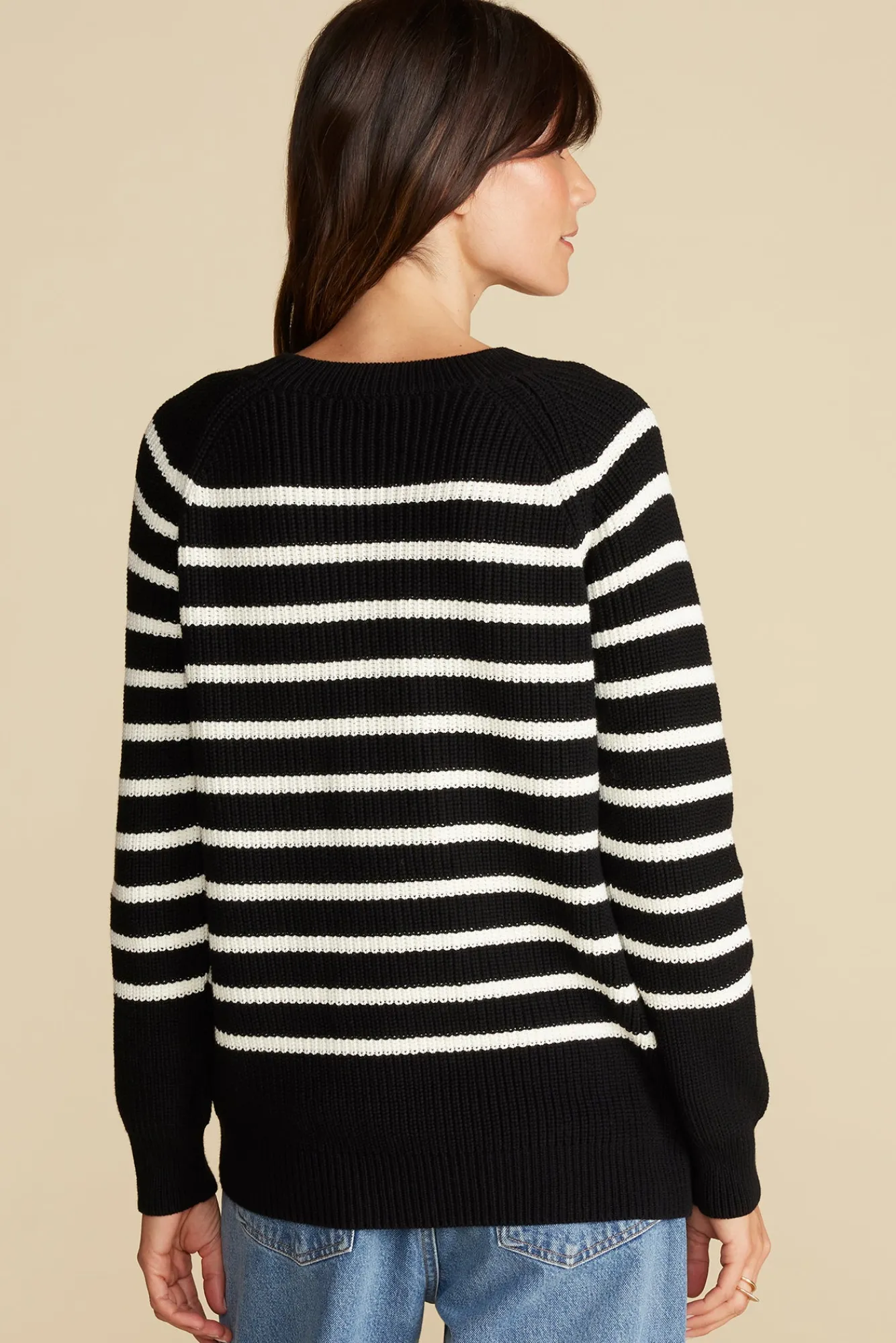 Amour Vert Layla Organic Cotton Sweater- Sweaters & Cardigans|Clearance