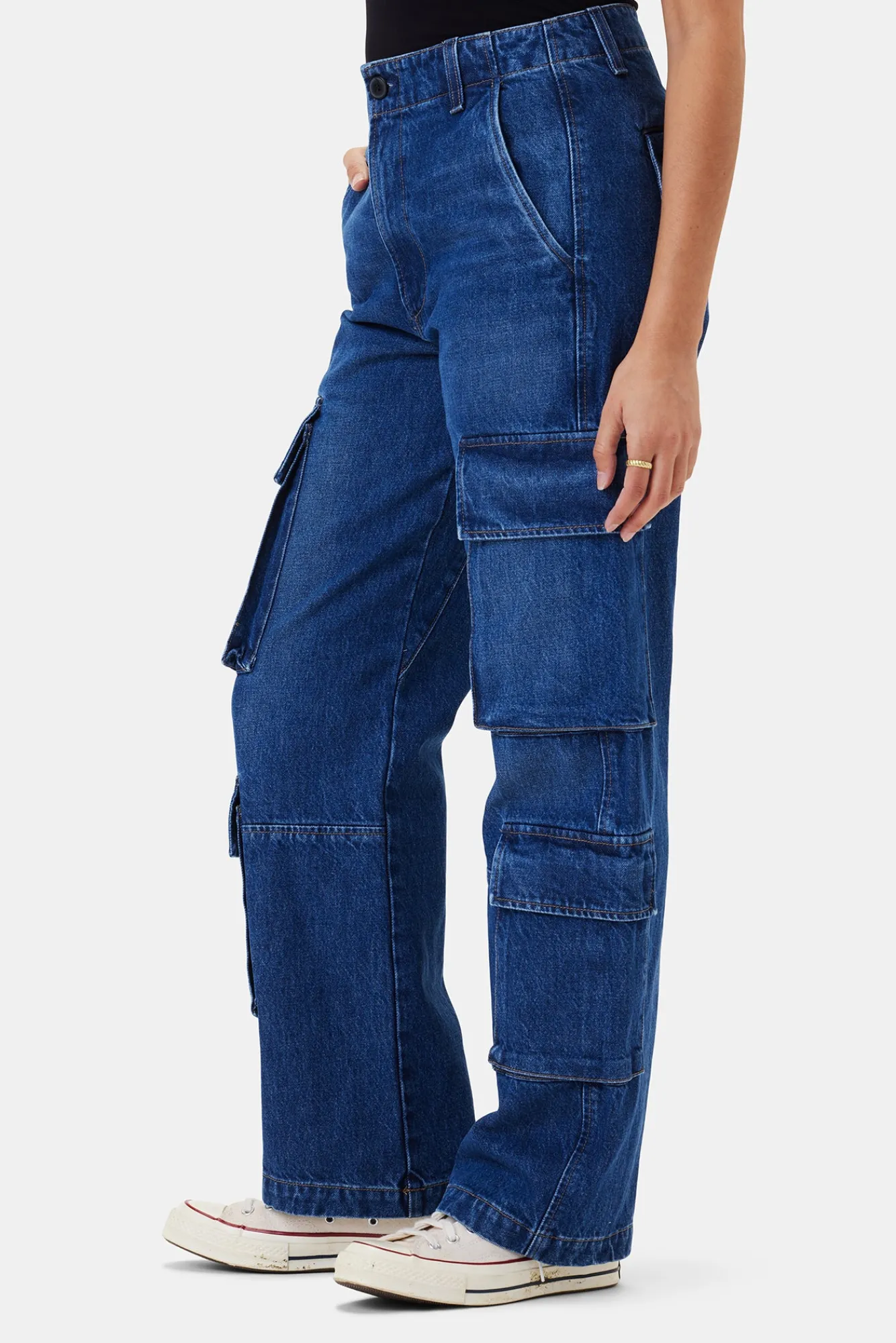 Amour Vert Citizens of Humanity Delena Cargo Pant- Denim|Pants