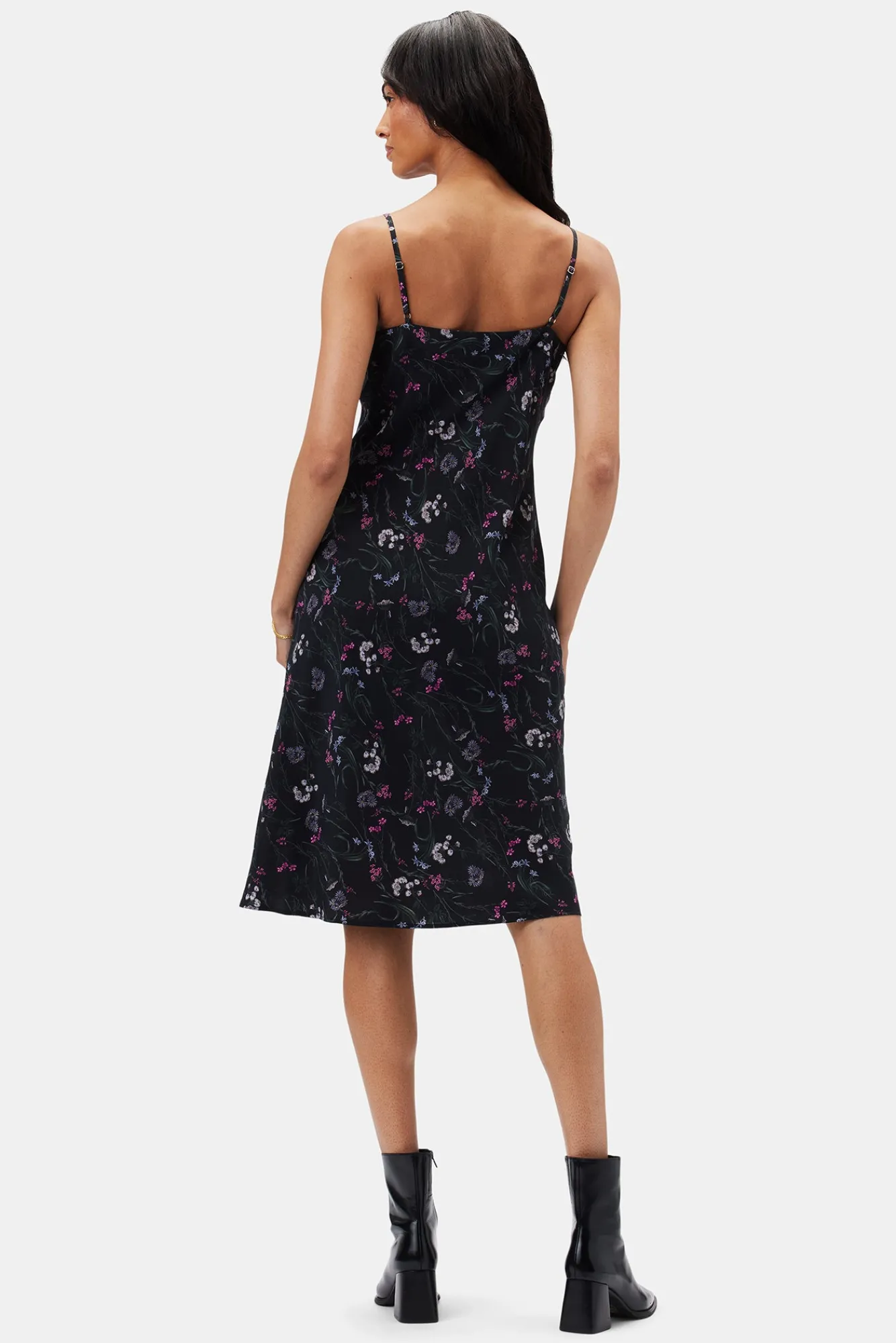 Amour Vert Briana Washable Silk Dress- Dresses|Clearance