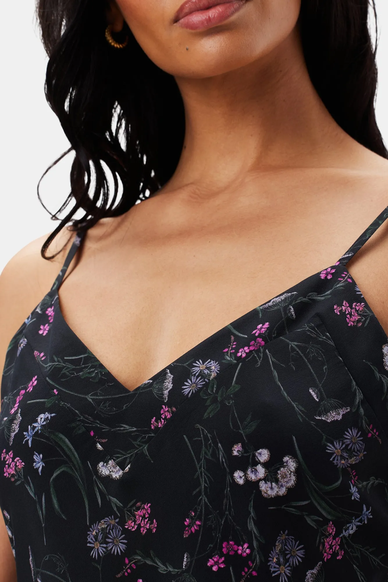 Amour Vert Briana Washable Silk Dress- Dresses|Clearance