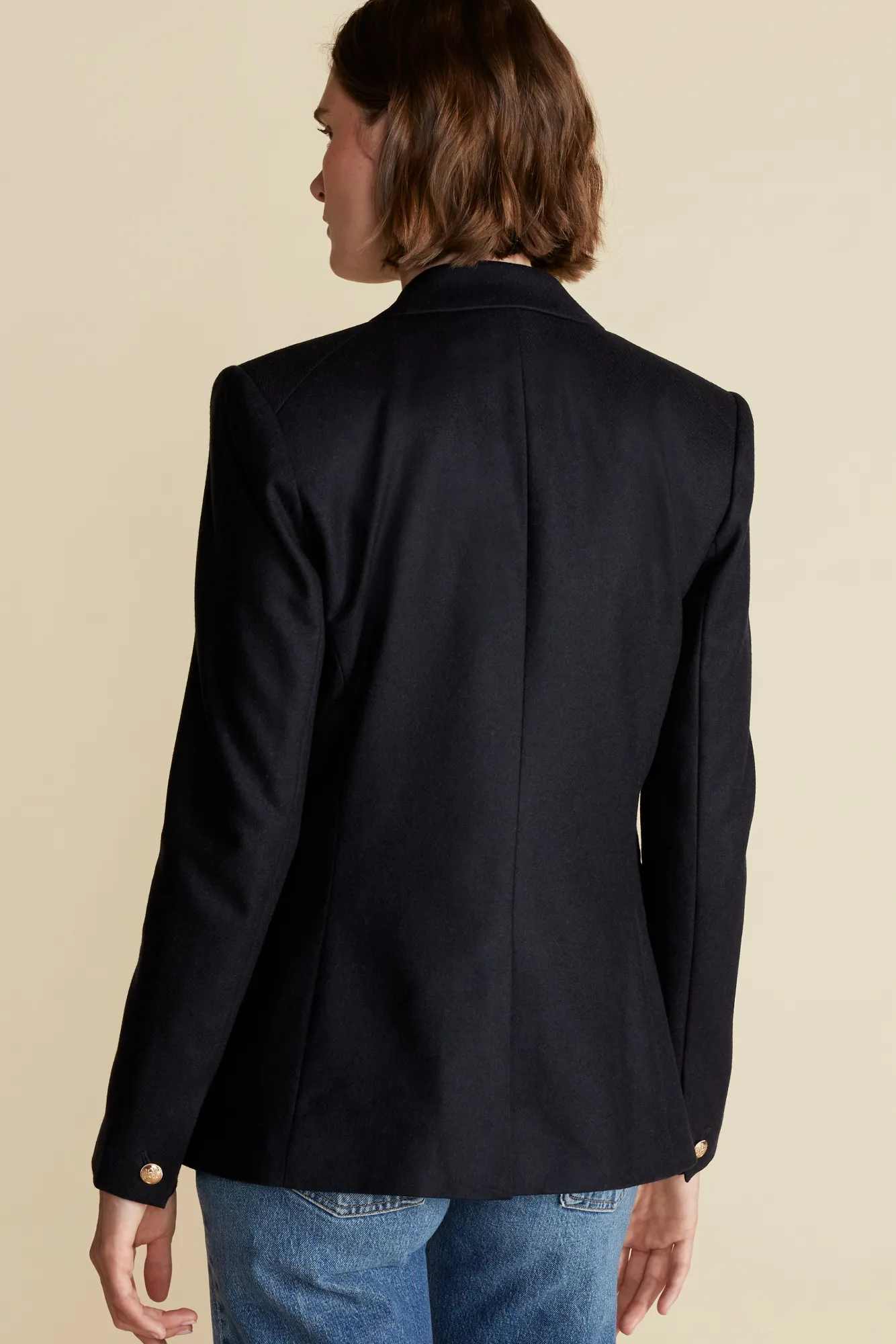 Amour Vert Tobie Double Breasted Blazer- Jackets & Outerwear|Clearance