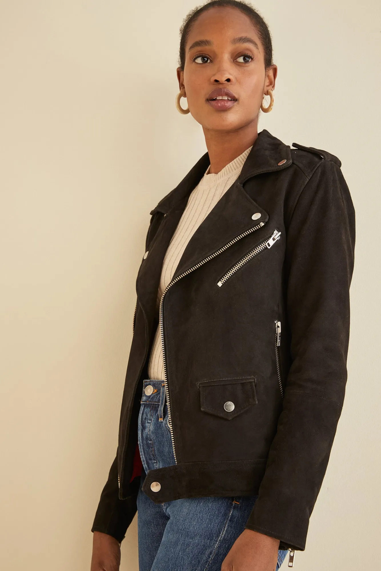 Amour Vert Deadwood River Suede Jacket- Clearance