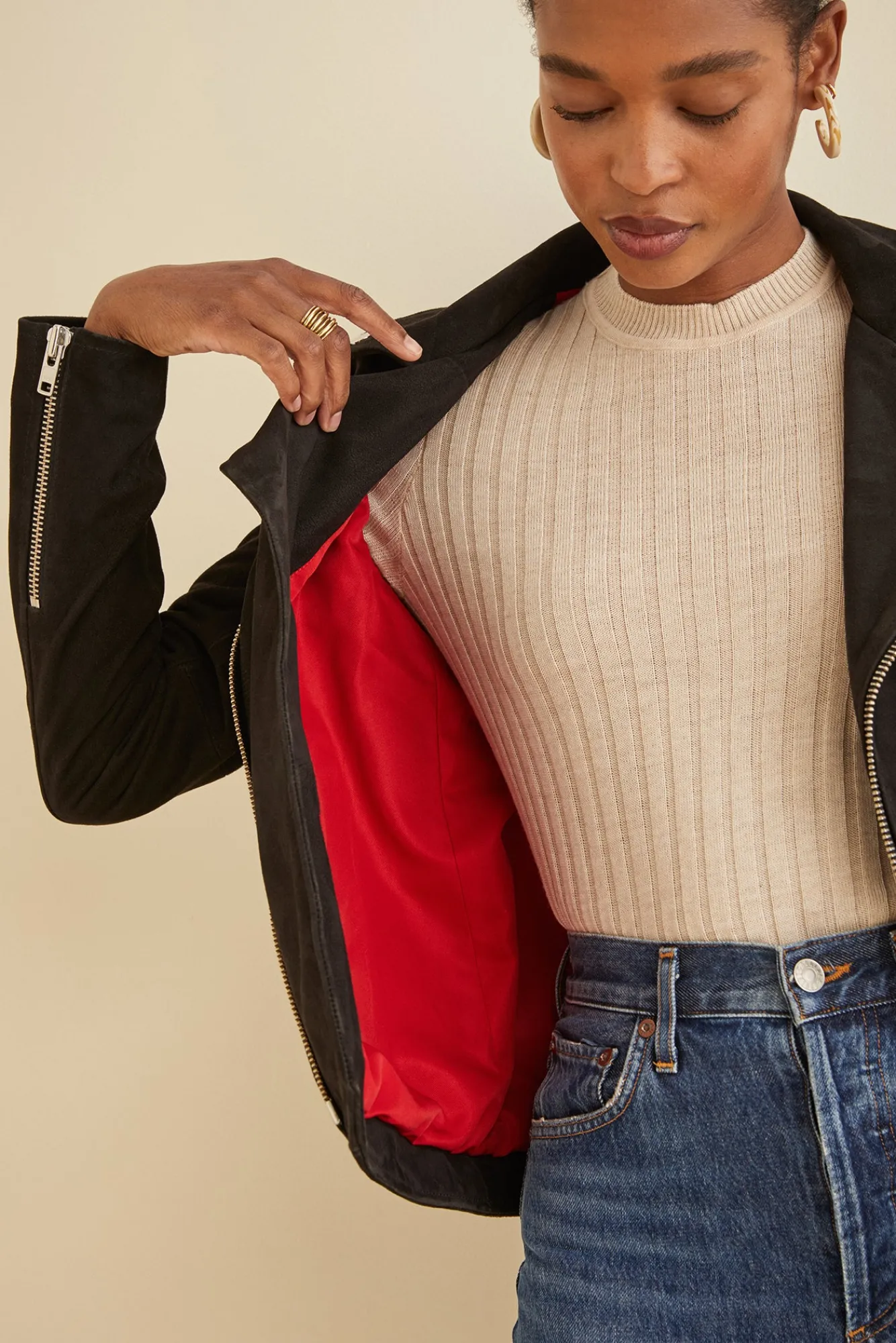 Amour Vert Deadwood River Suede Jacket- Clearance