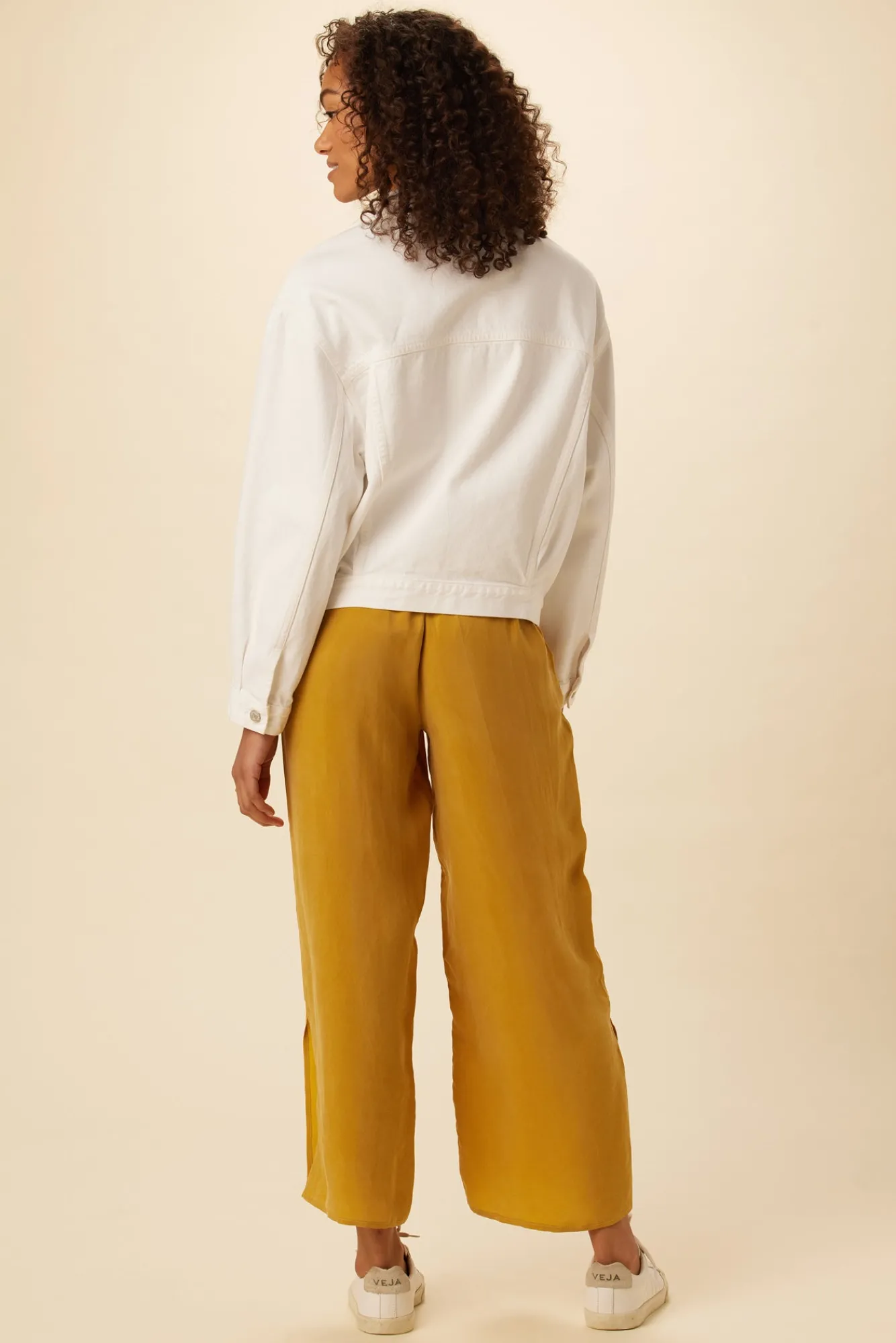 Amour Vert AGOLDE Charli Denim Jacket- Denim|Clearance