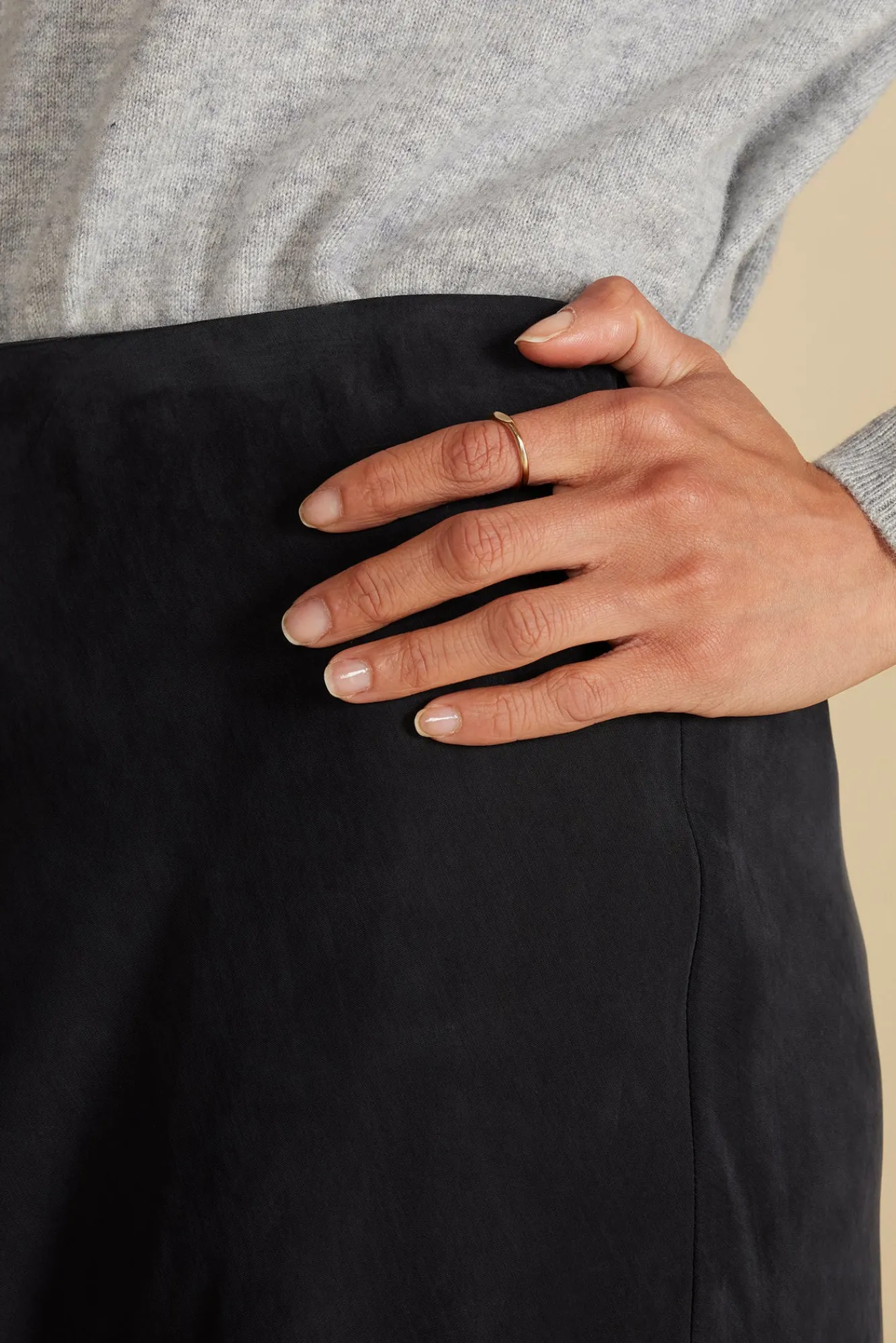 Amour Vert Eve Cupro Slip Skirt- Skirts