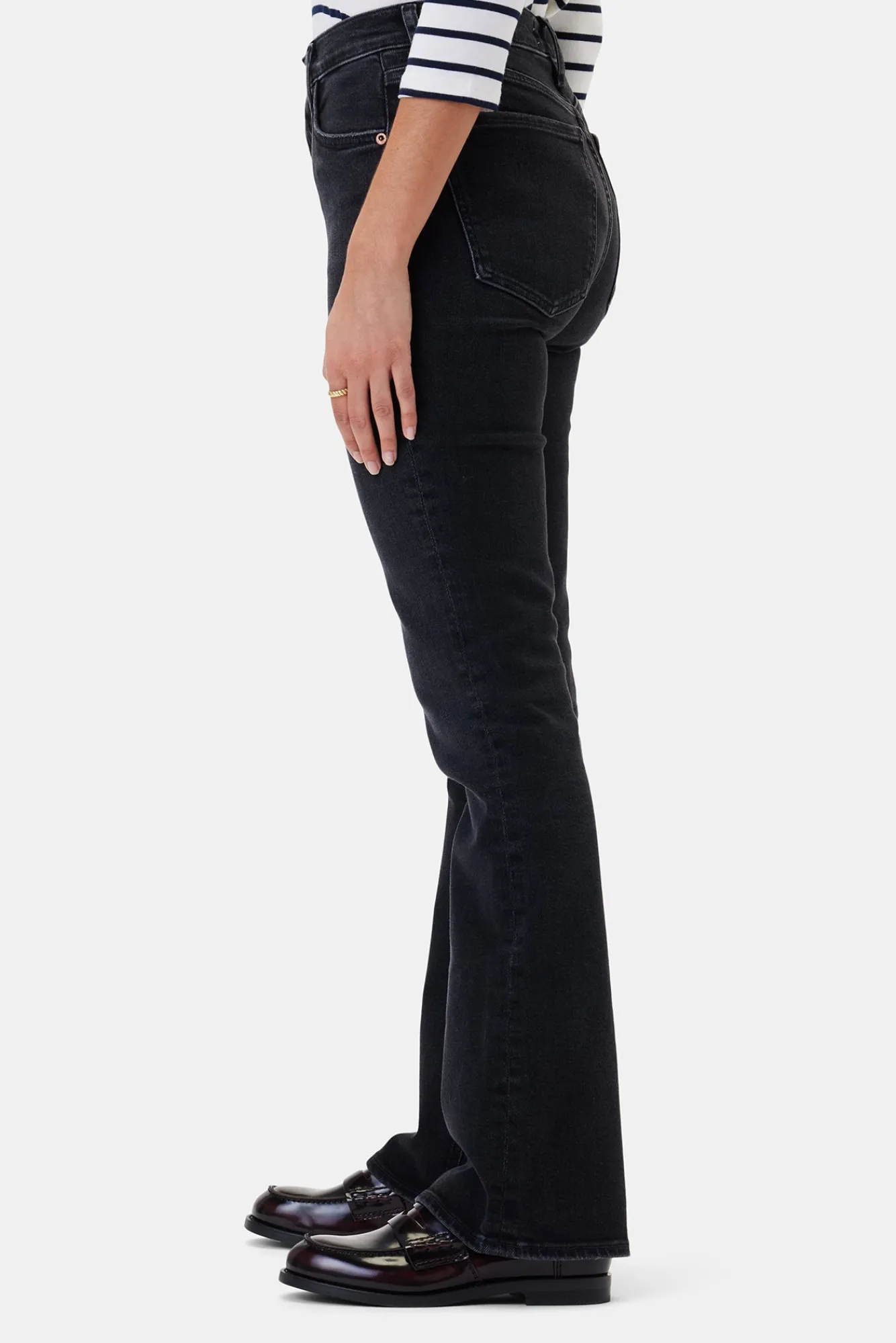 Amour Vert AGOLDE Nico High Rise Slim Boot- Denim|Pants