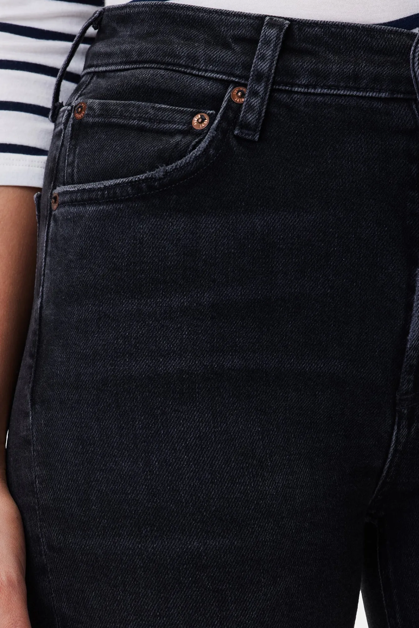 Amour Vert AGOLDE Nico High Rise Slim Boot- Denim|Pants