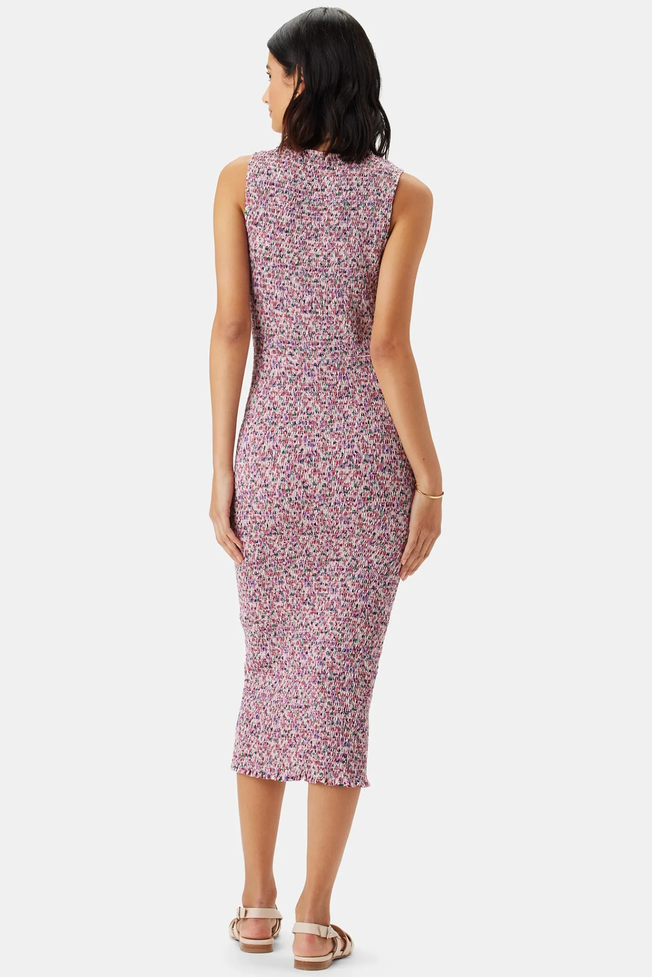 Amour Vert Isabella Smocked Dress- Dresses|Clearance