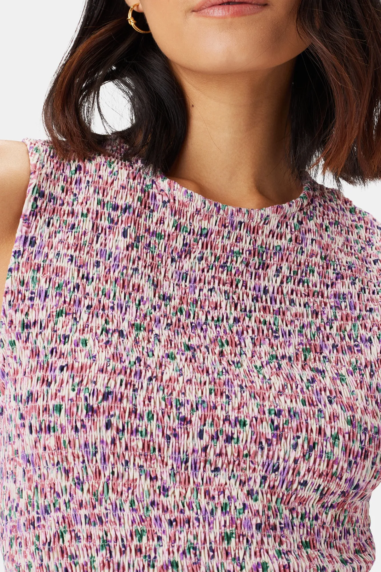 Amour Vert Isabella Smocked Dress- Dresses|Clearance