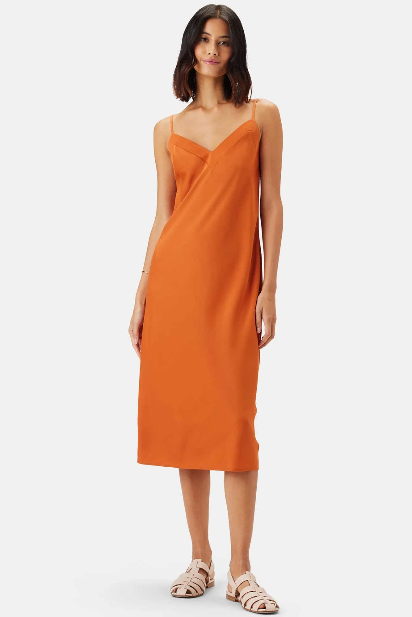 Amour Vert Briana Washable Silk Dress- Dresses|Clearance