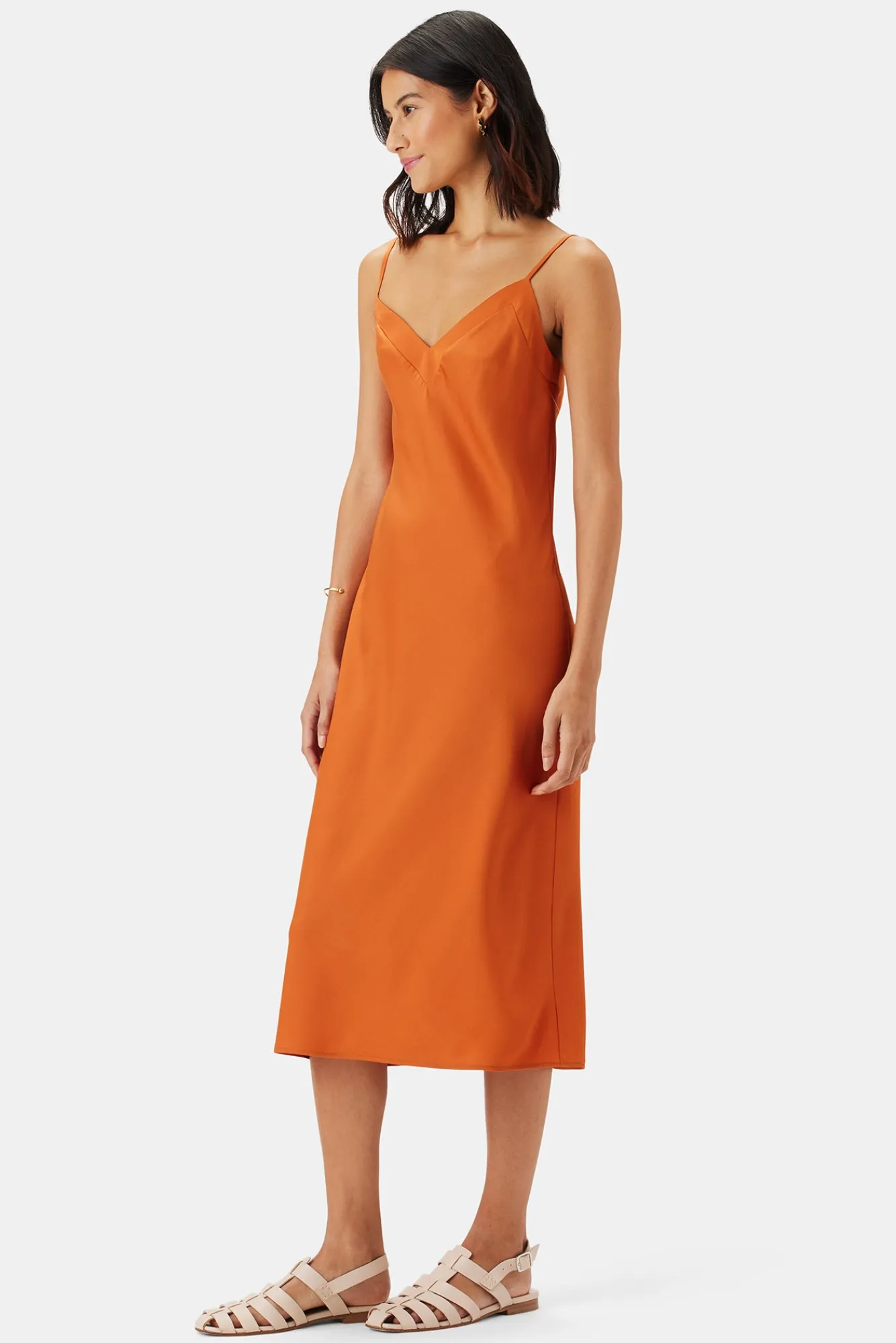 Amour Vert Briana Washable Silk Dress- Dresses|Clearance