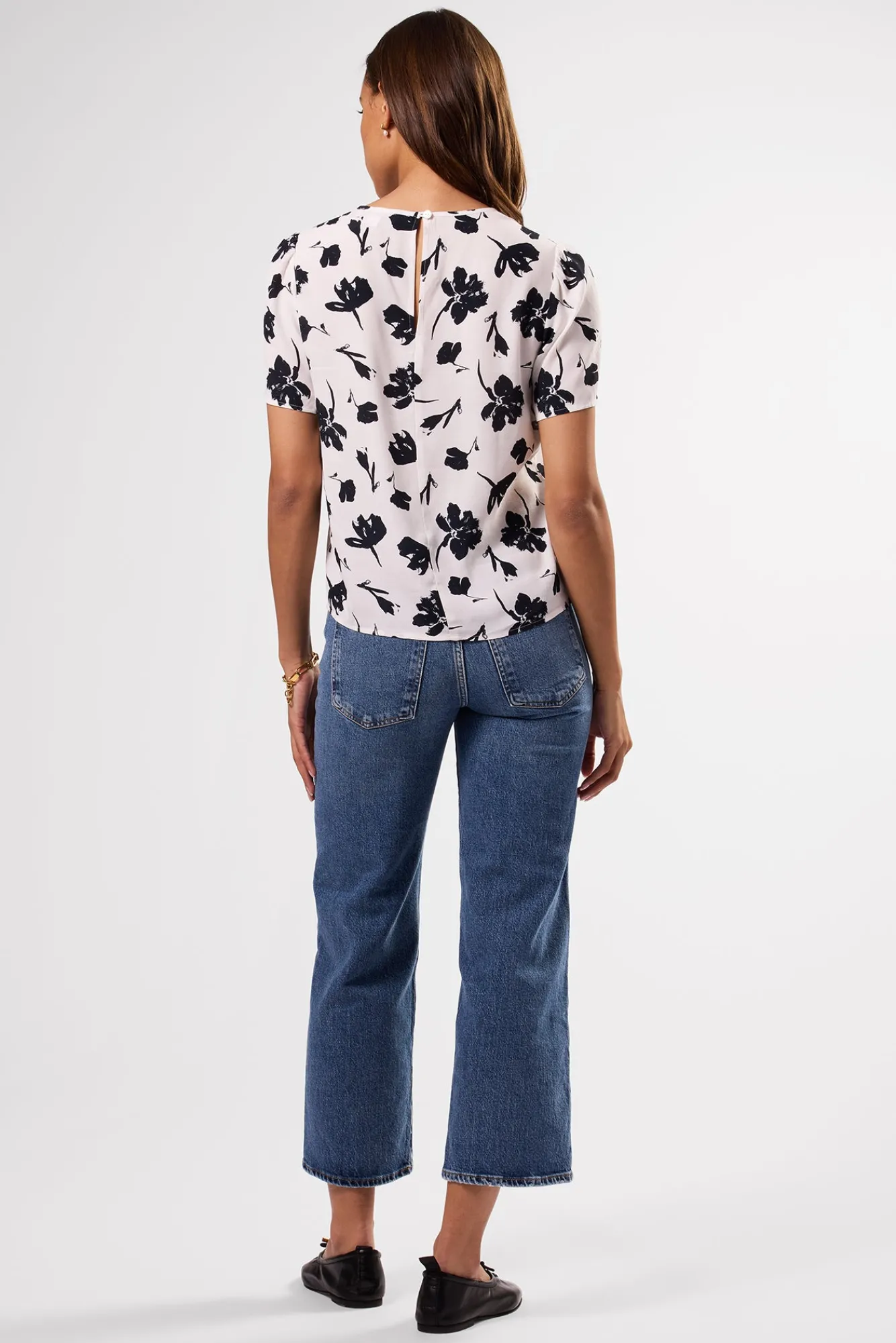 Amour Vert Odilia Crepe Blouse- Tops|Clearance