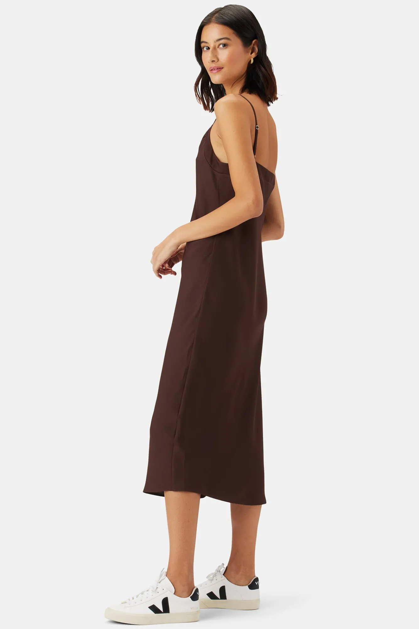 Amour Vert Briana Washable Silk Dress- Dresses|Clearance