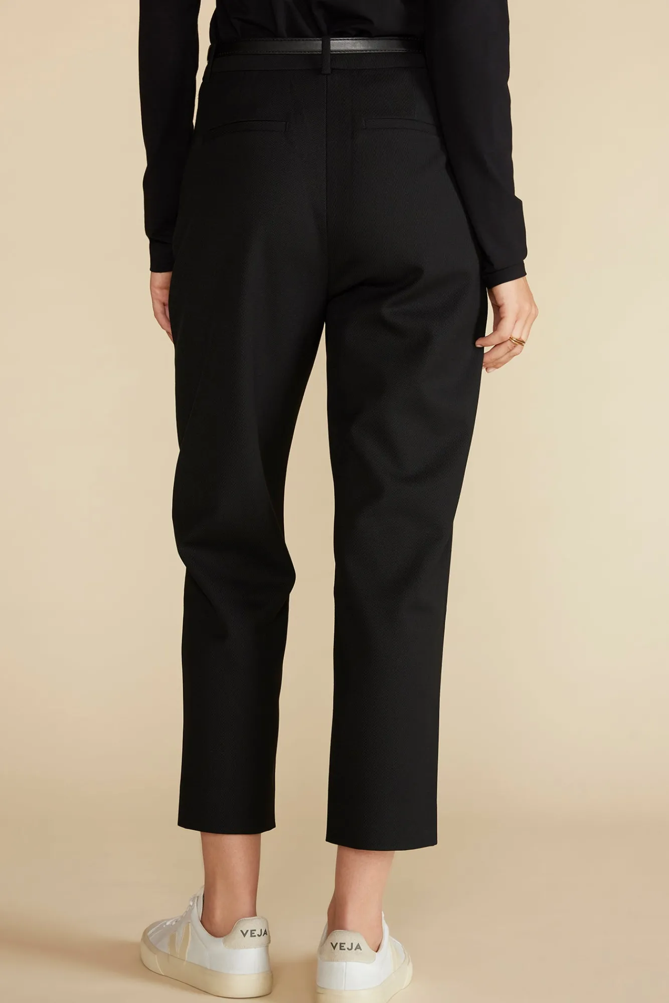 Amour Vert Taper Tailored Ankle Trouser- Pants