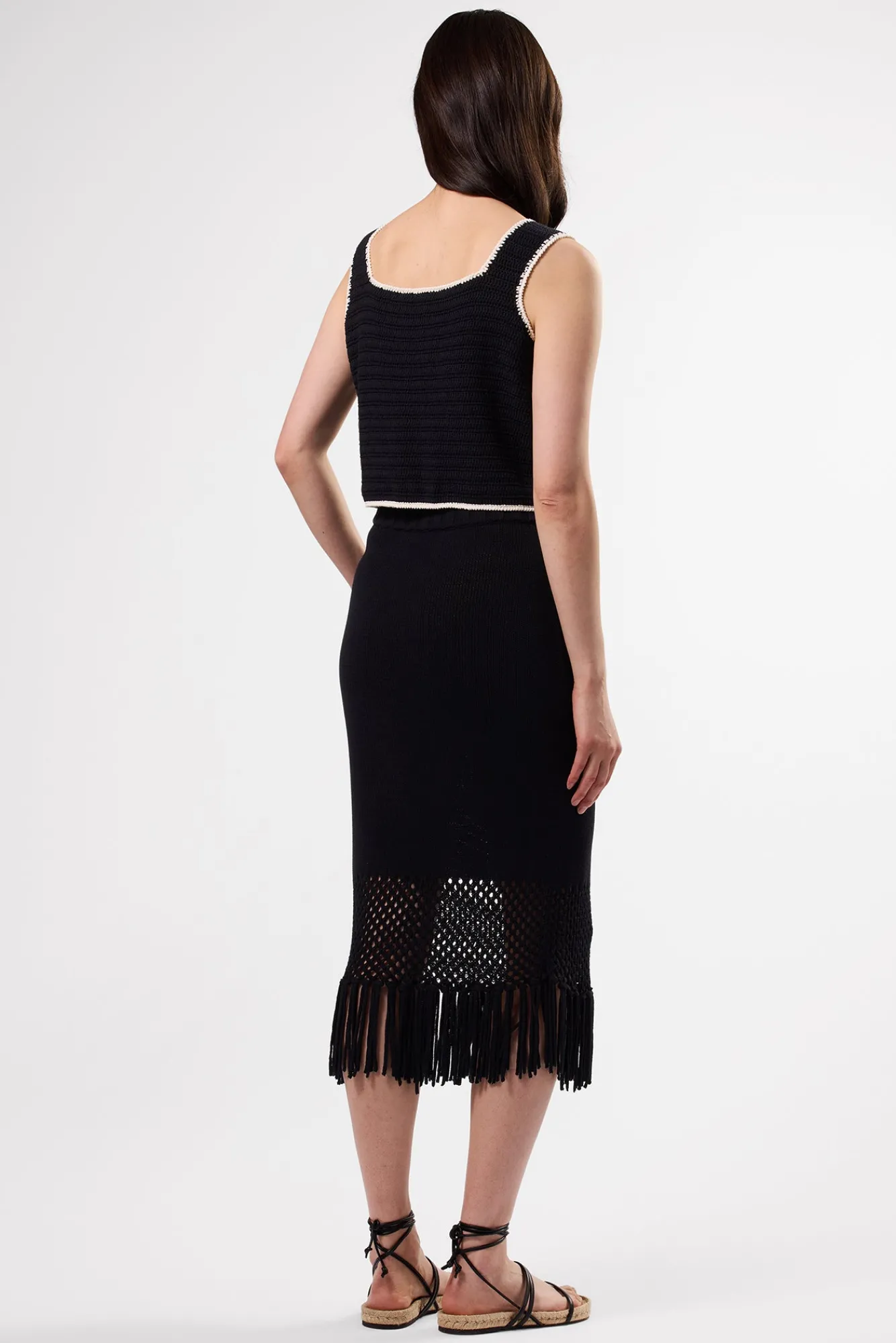 Amour Vert Alizee Crochet Skirt- Skirts|Clearance