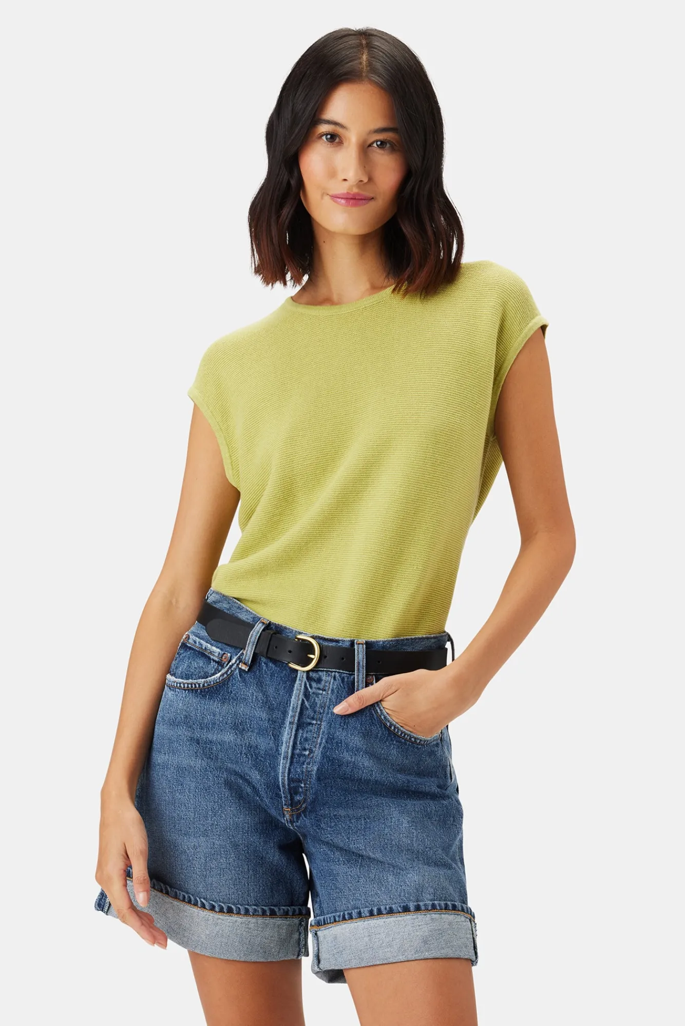 Amour Vert Beline Knit Top- Tops|Clearance