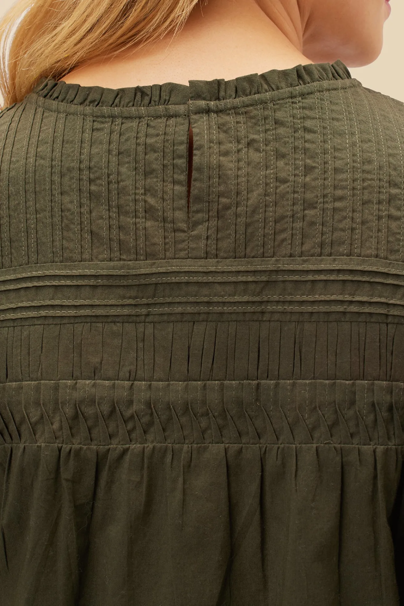 Amour Vert Aida Organic Cotton Blouse- Blouses & Shirts|Tops