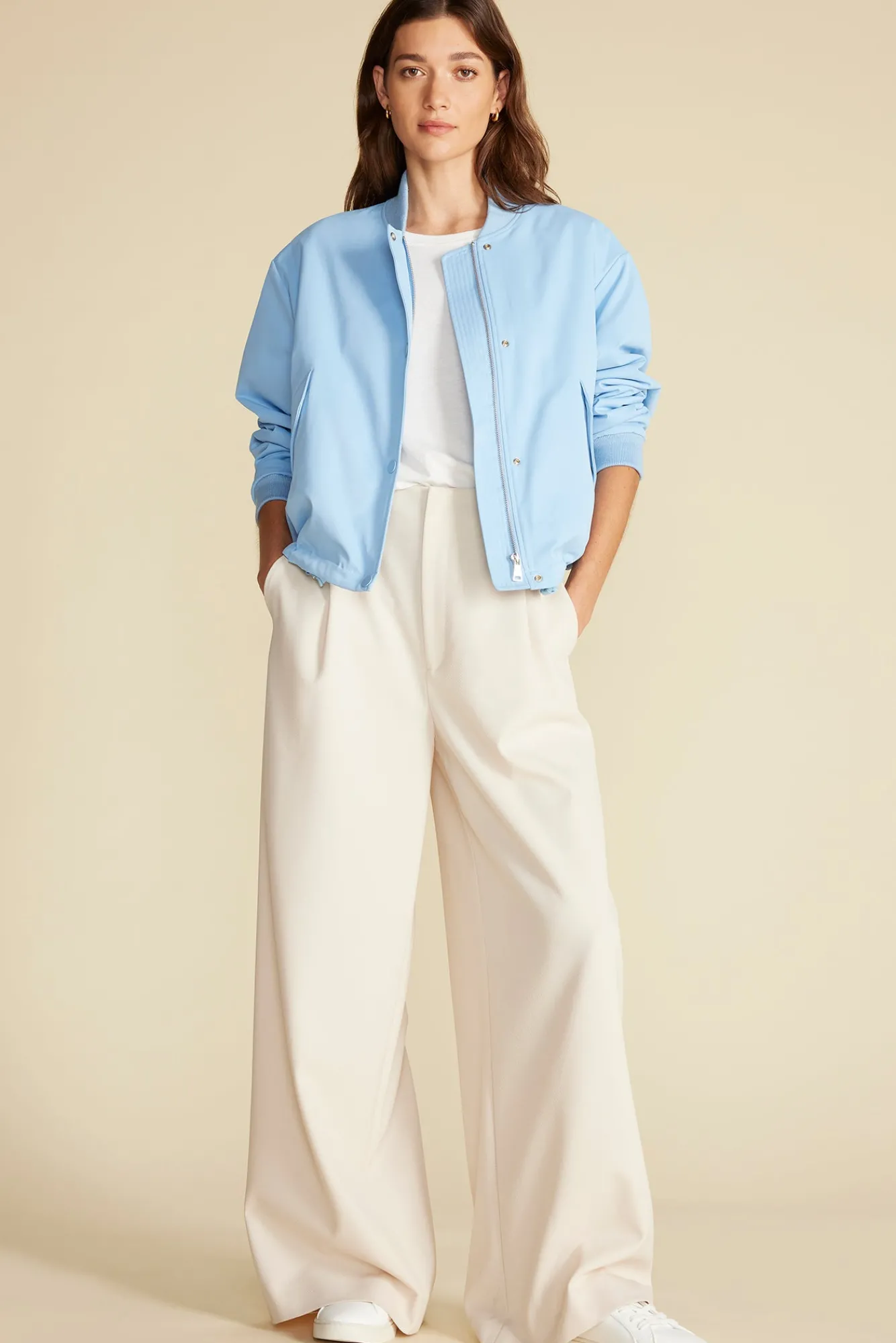 Amour Vert Jarrel Bomber Jacket- Jackets & Outerwear|Clearance