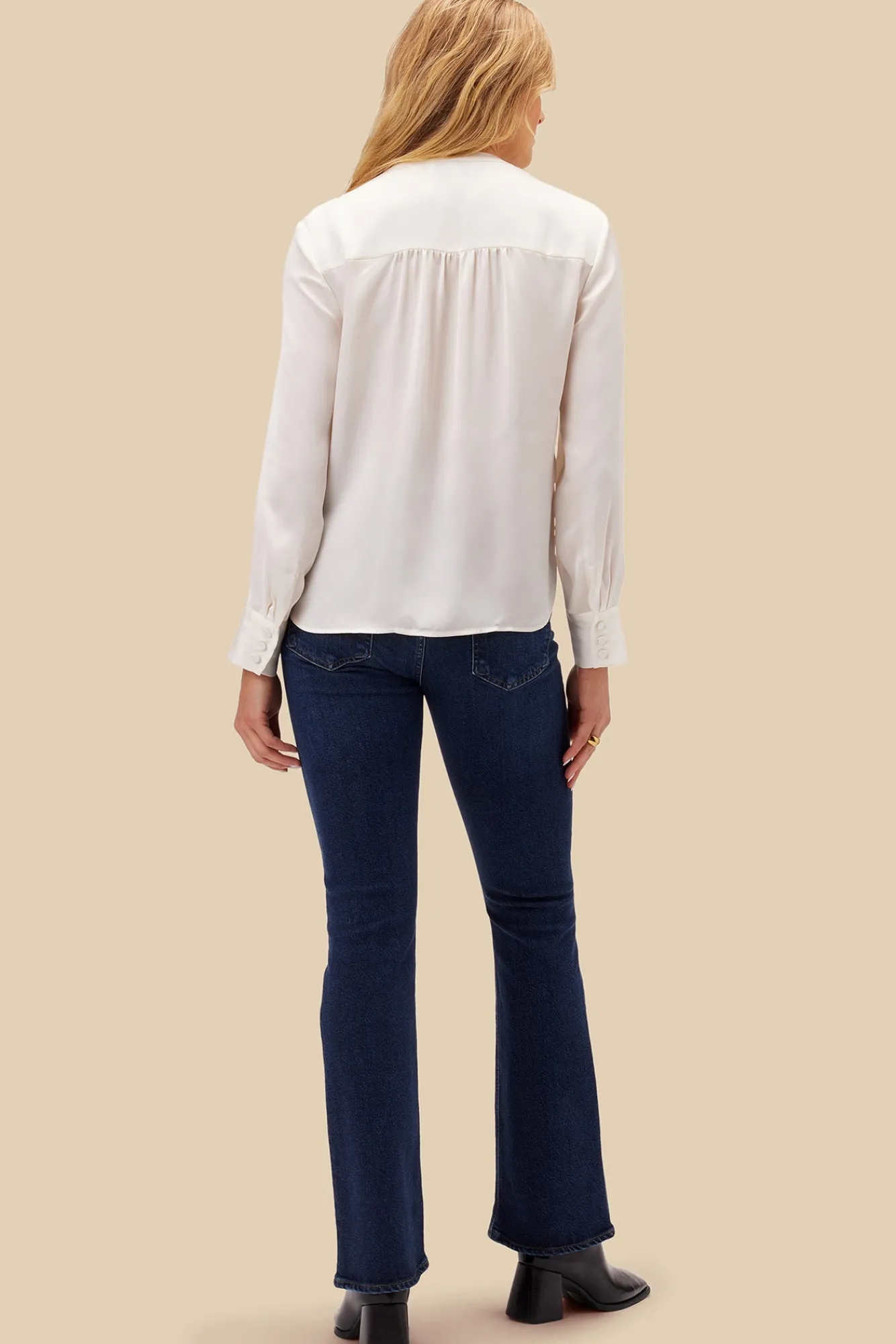 Amour Vert Kali Button Front Blouse- Blouses & Shirts|Tops