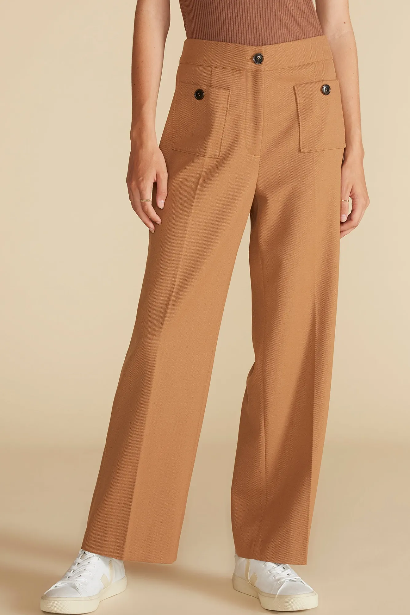 Amour Vert Alete Patch Pocket Pant- Pants|Clearance