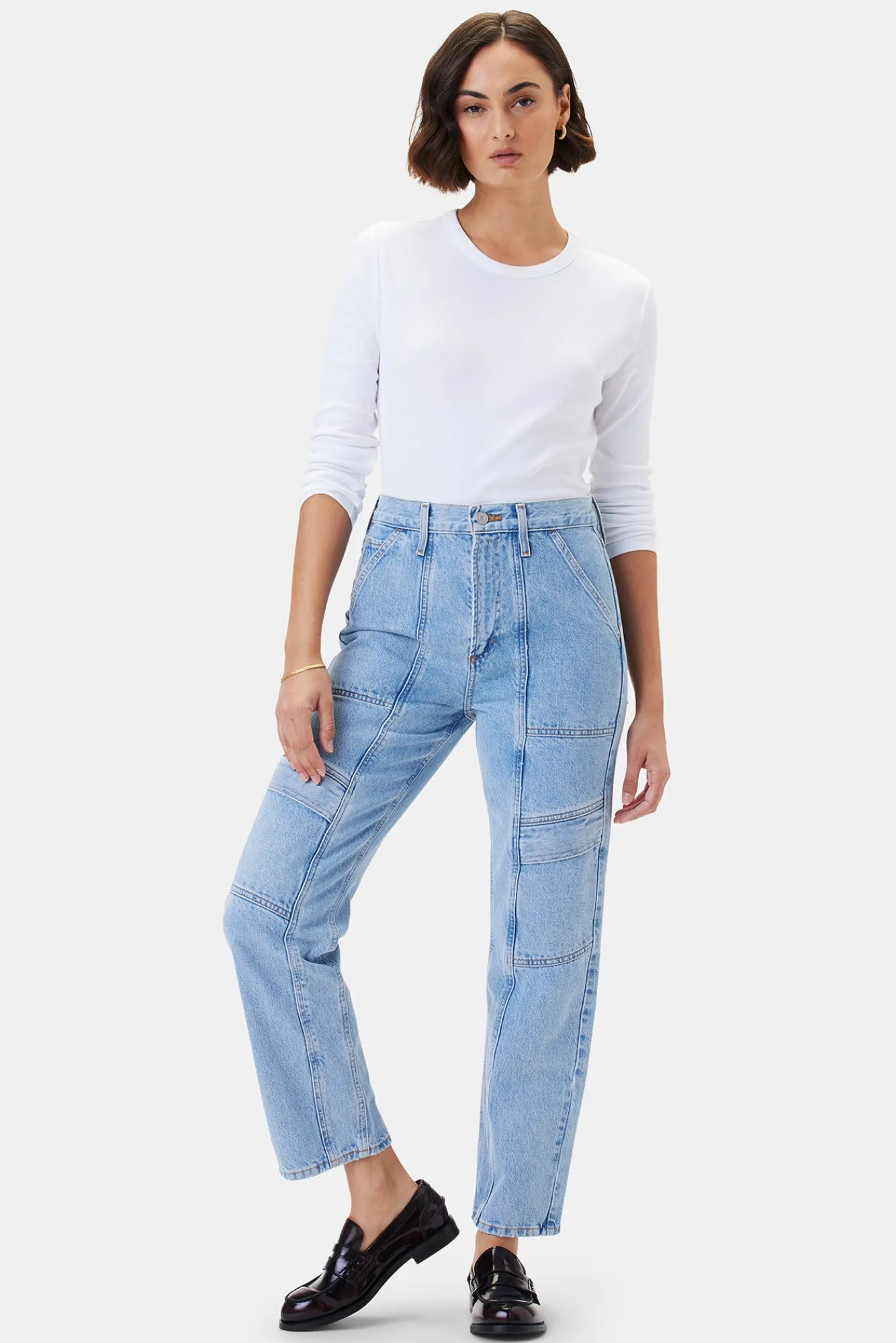 Amour Vert AGOLDE Cooper Cargo Jean- Denim|Clearance