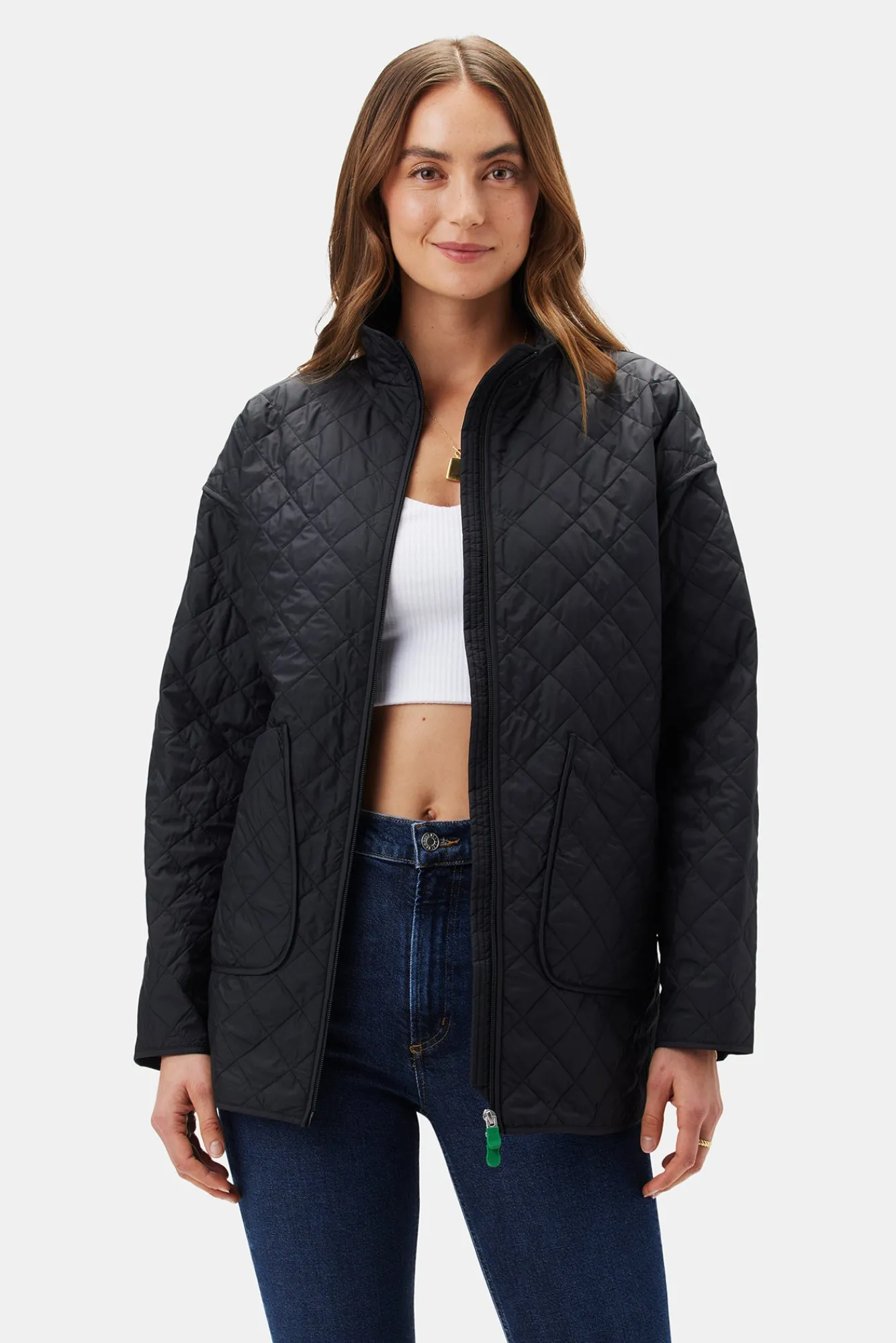 Amour Vert Save the Duck Talita Quilted Jacket- Jackets & Outerwear