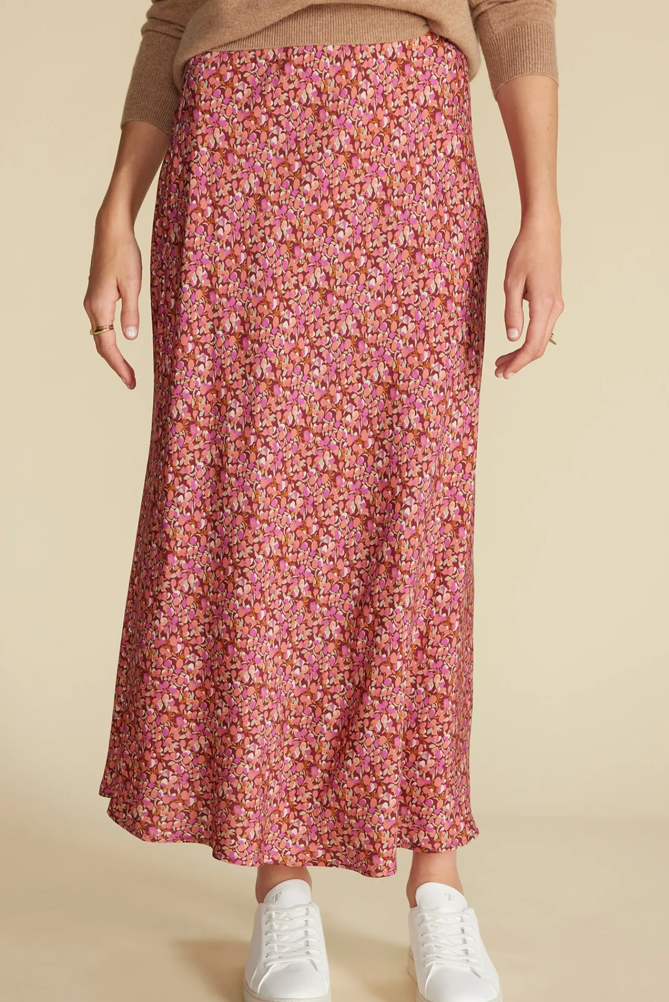 Amour Vert Eve Cupro Slip Skirt- Skirts