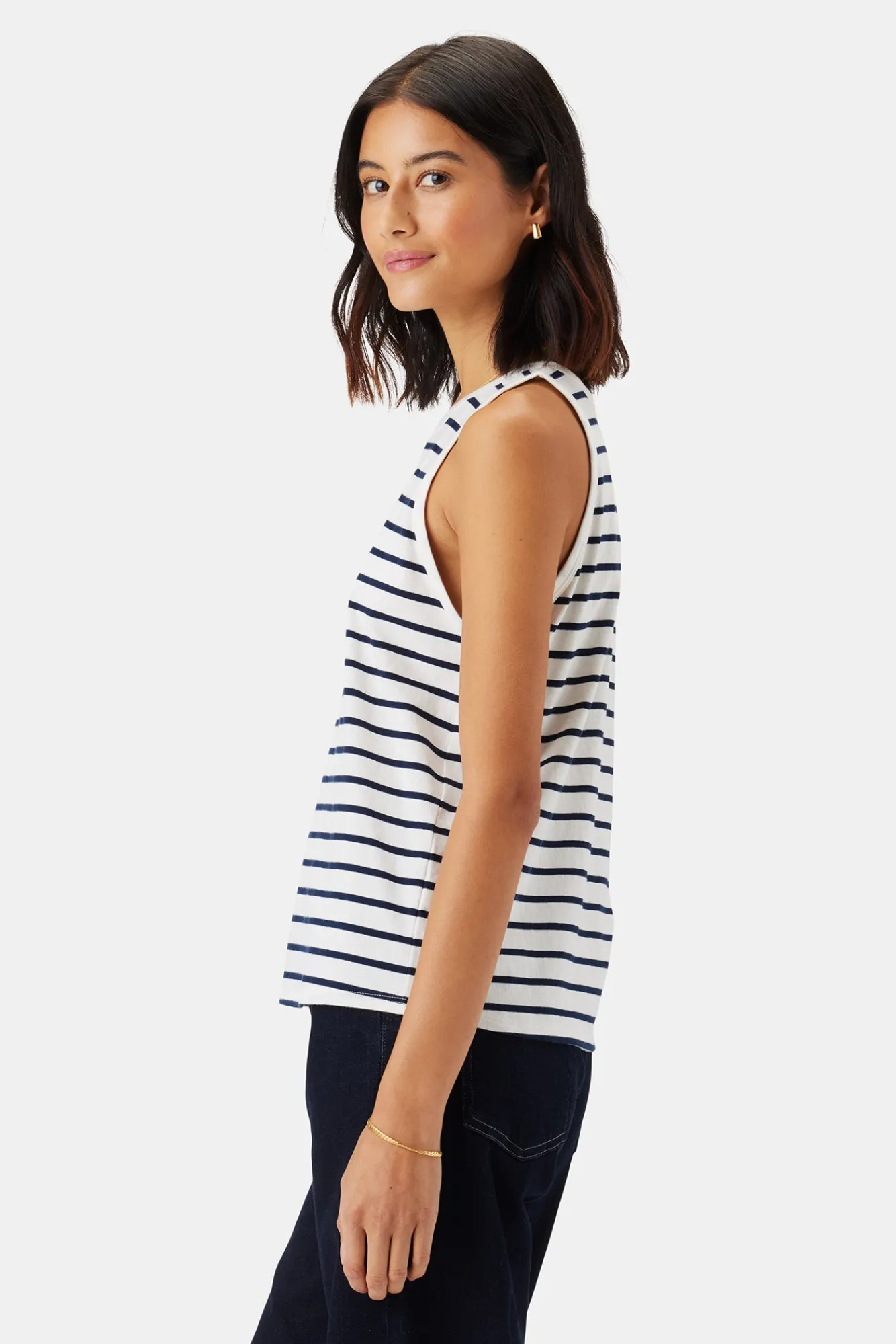 Amour Vert Jillian Organic Cotton Tank- Tops|Clearance