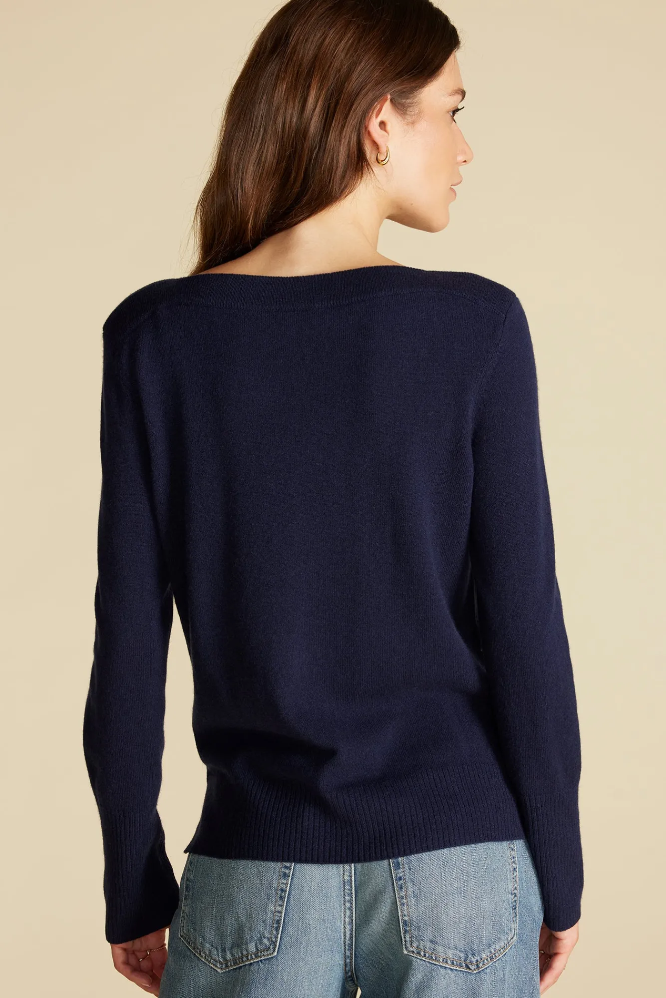 Amour Vert Nadia Cashmere Sweater- Sweaters & Cardigans