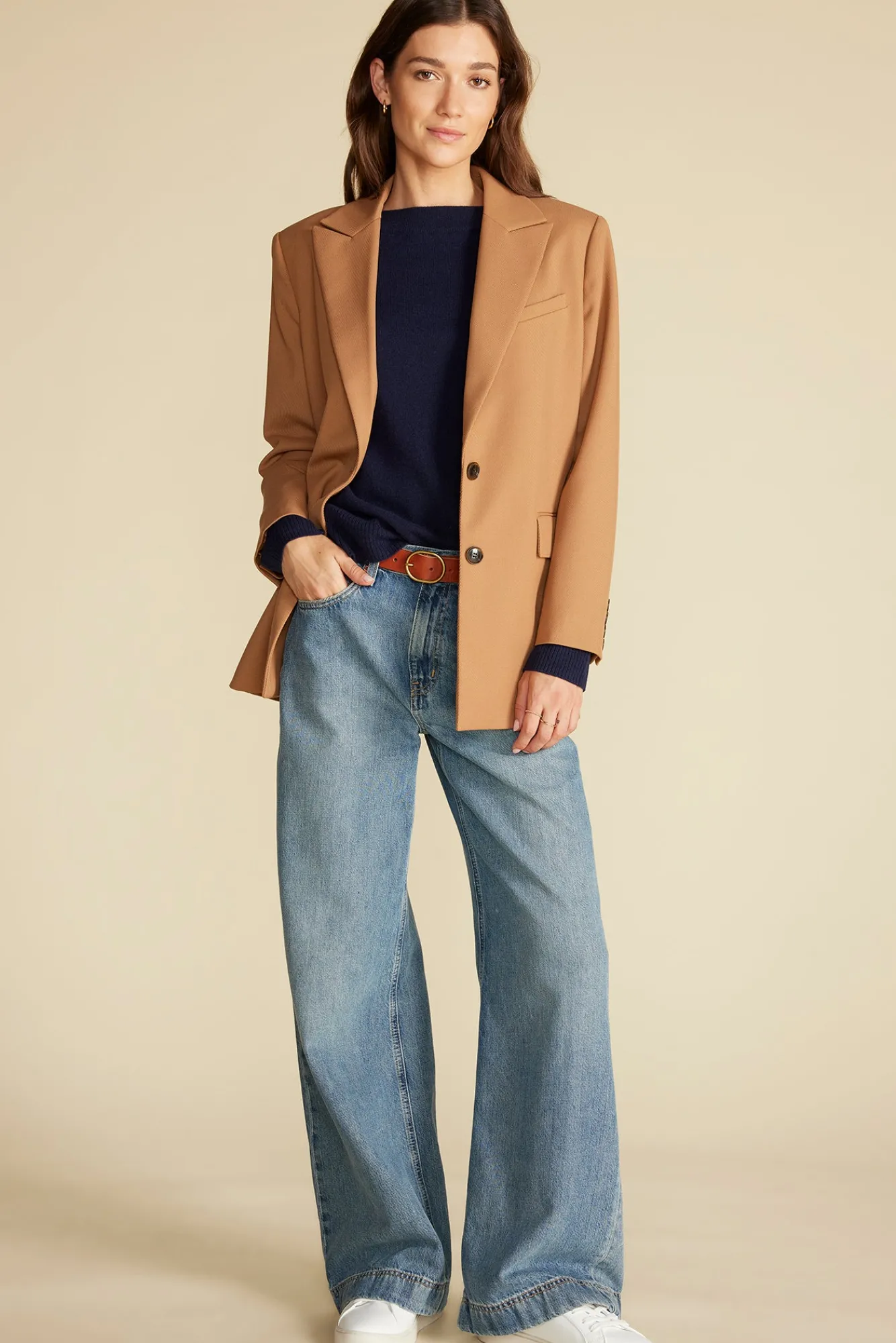 Amour Vert Nadia Cashmere Sweater- Sweaters & Cardigans