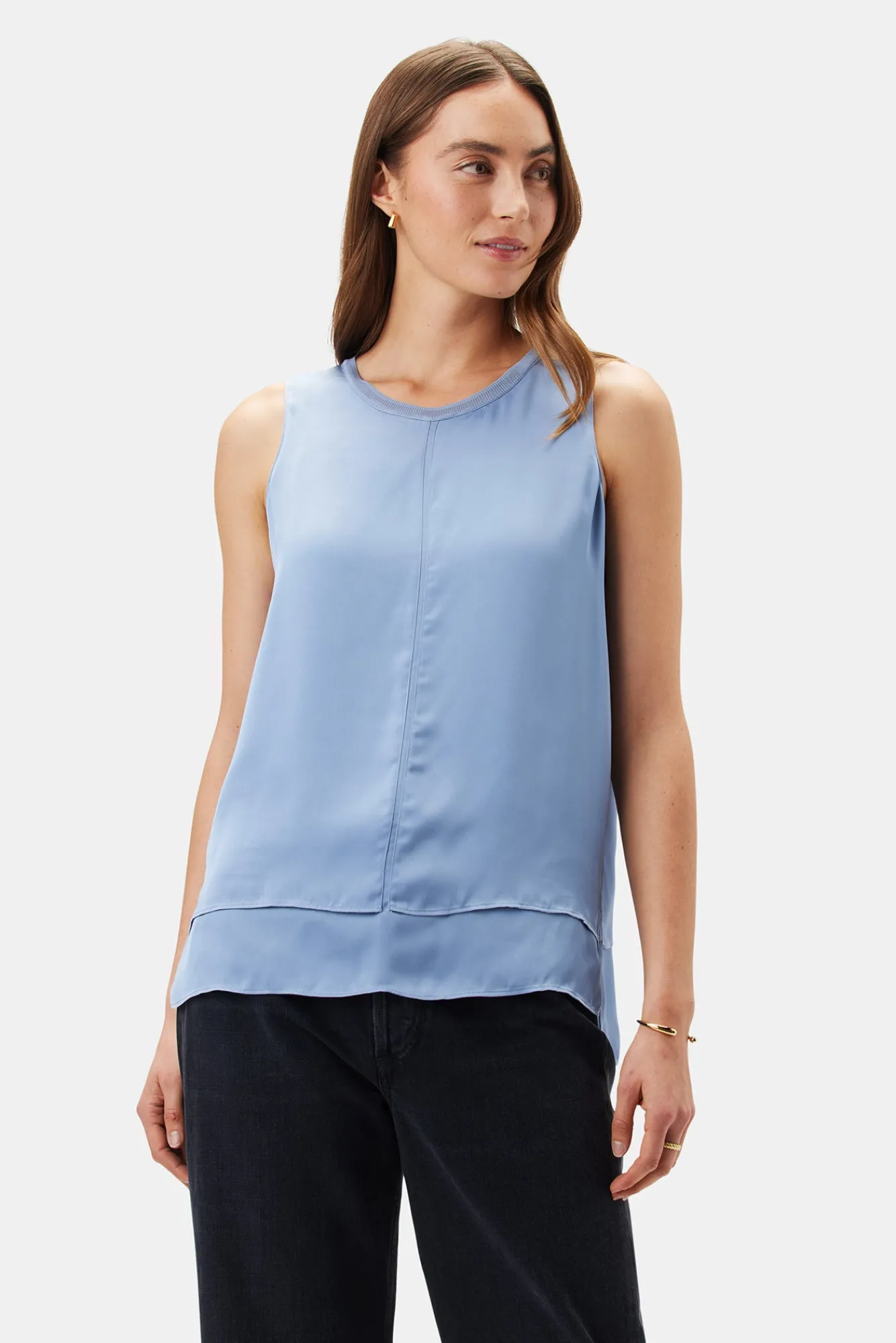 Amour Vert Zola Doubled Tank- Tops|Clearance