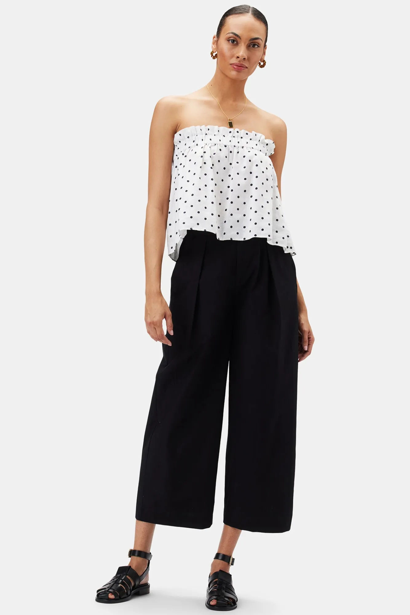 Amour Vert Sammy Organic Cotton Poplin Pant- Clearance