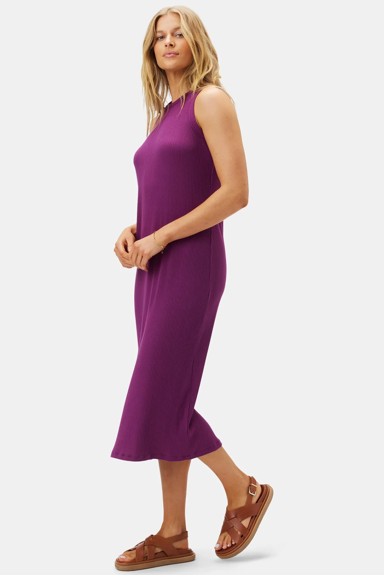 Amour Vert Brantley Paris Rib Dress- Dresses|Clearance