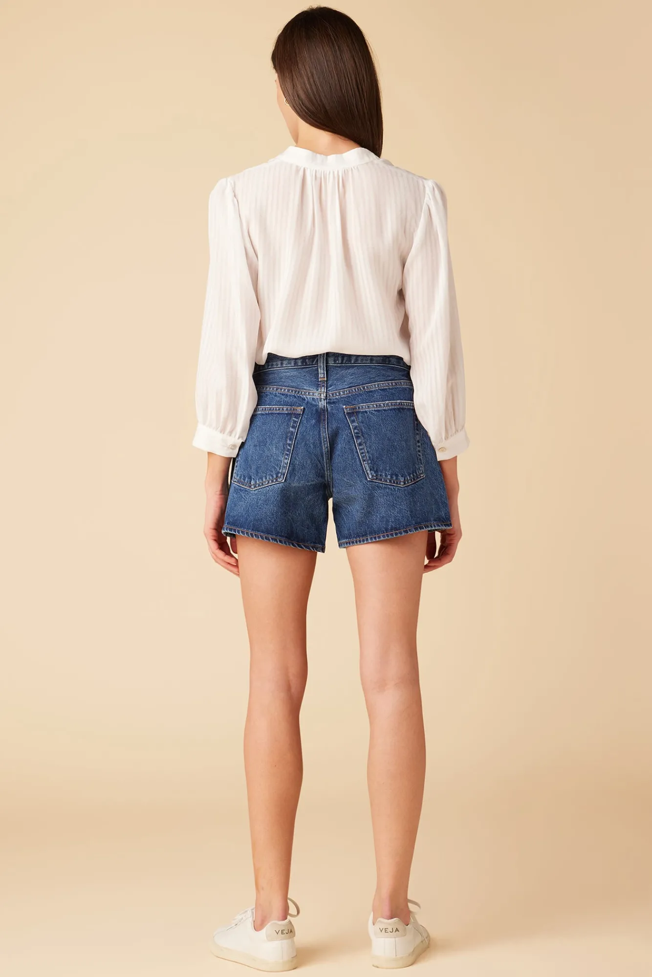Amour Vert AGOLDE Parker Long Denim Short- Clearance
