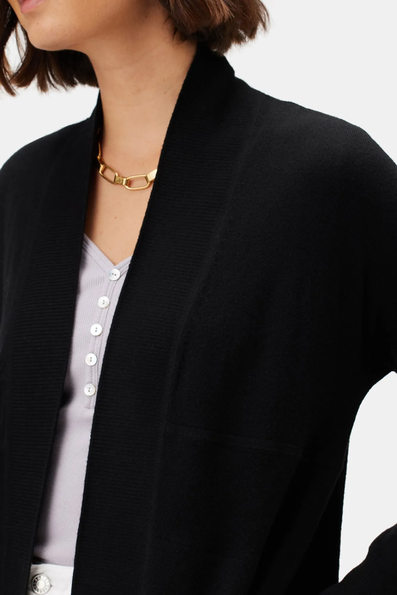 Amour Vert Bailey Delight Eco Cardigan- Sweaters & Cardigans|Clearance