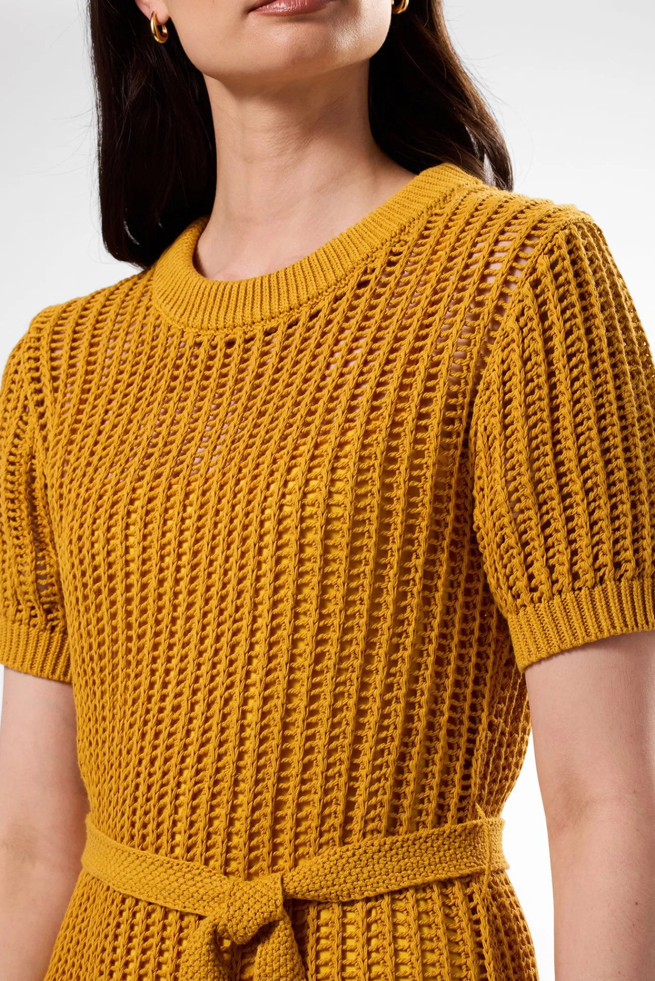 Amour Vert Crochet T Shirt Dress- Dresses|Clearance