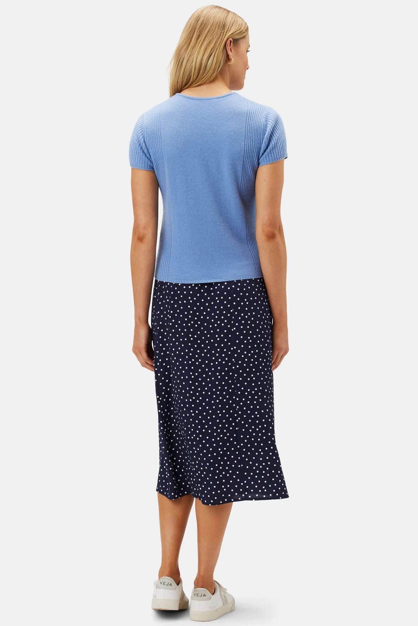 Amour Vert Bryce Cashmere Tee- Tops|Clearance