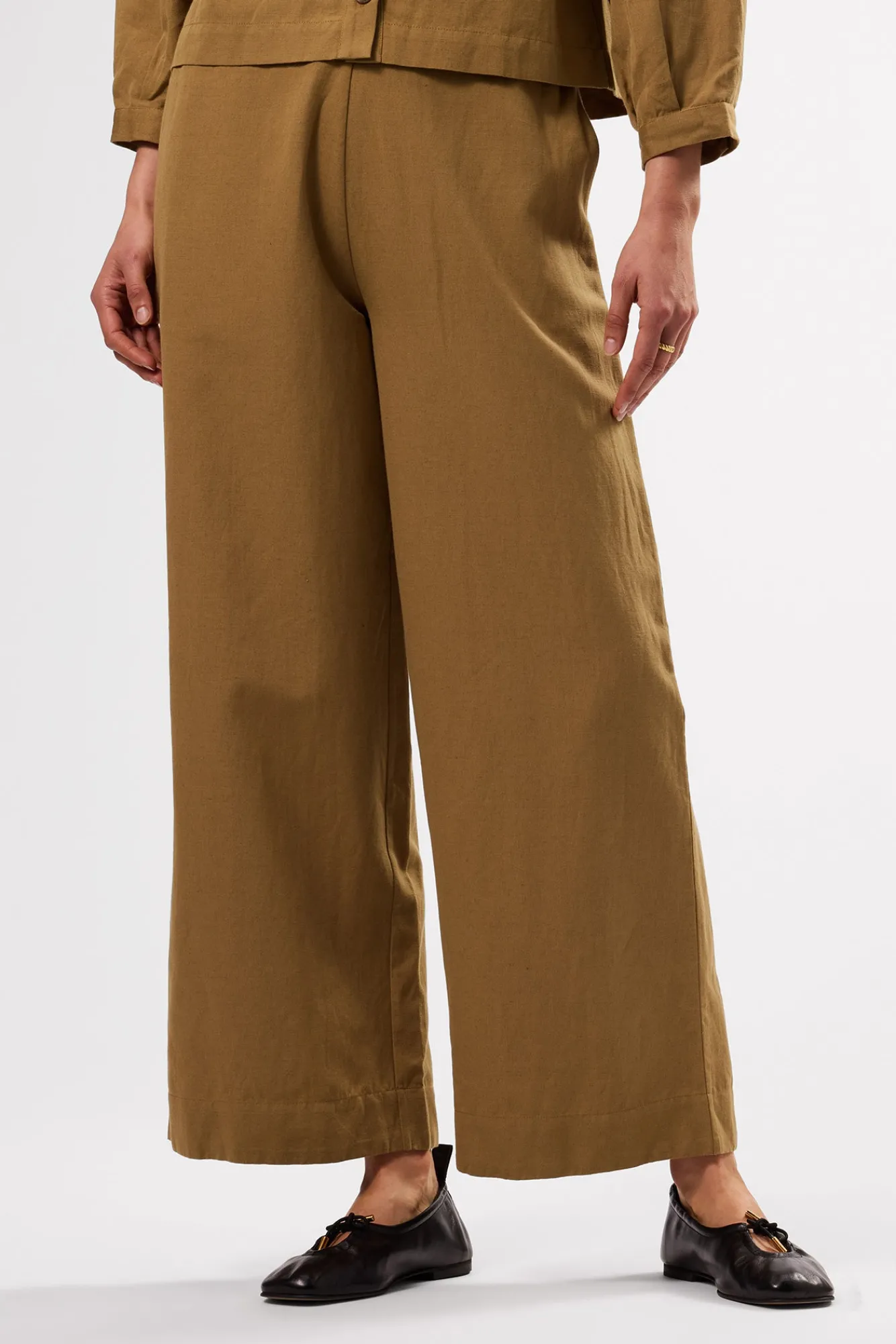 Amour Vert Malia Cotton Linen Pant- Clearance