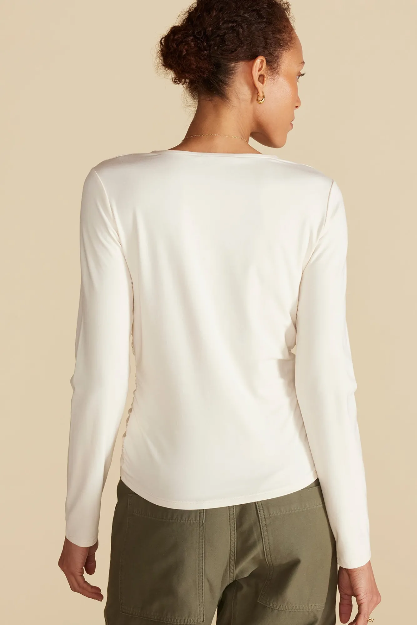 Amour Vert Elise Bamboo Knit Top- Tops|Clearance