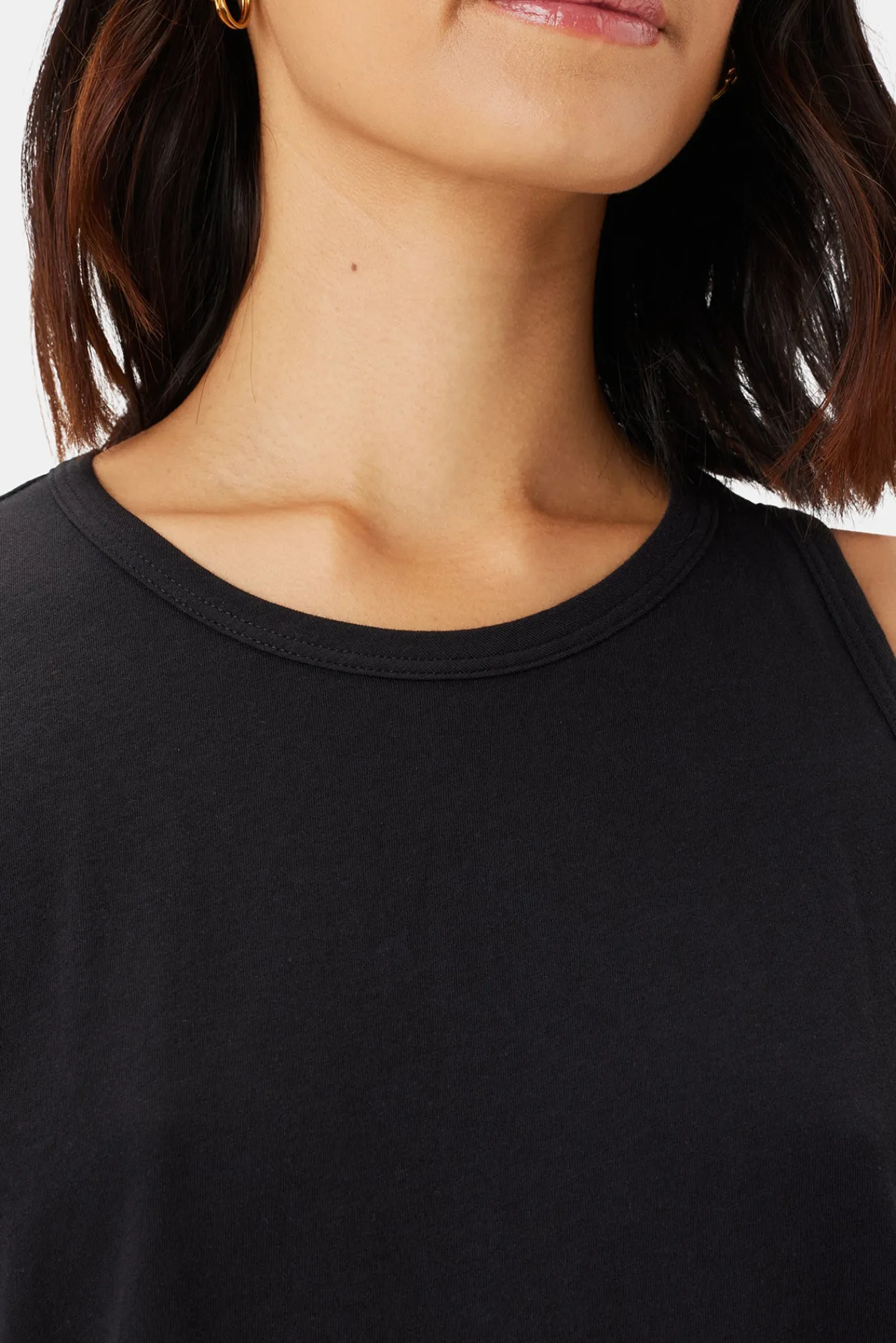 Amour Vert Jillian Organic Cotton Tank- Tops|Clearance