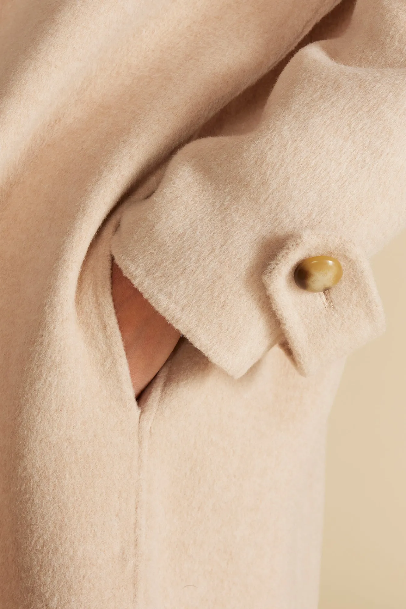 Amour Vert Lya Felted Wool Coat- Jackets & Outerwear