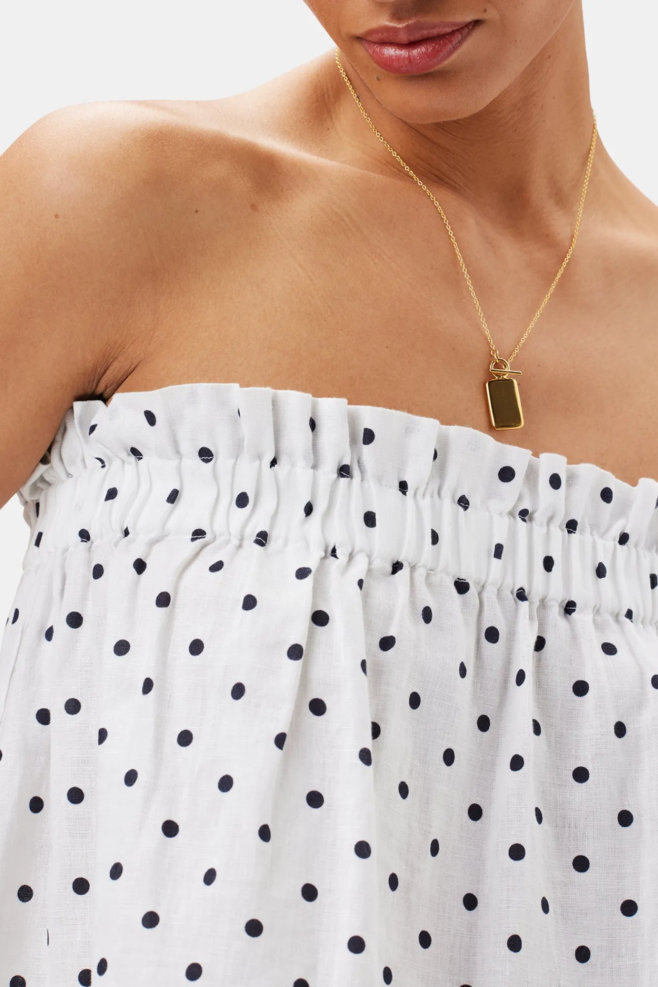 Amour Vert Lilly Pilly Pippa Organic Linen Top- Tops|Clearance