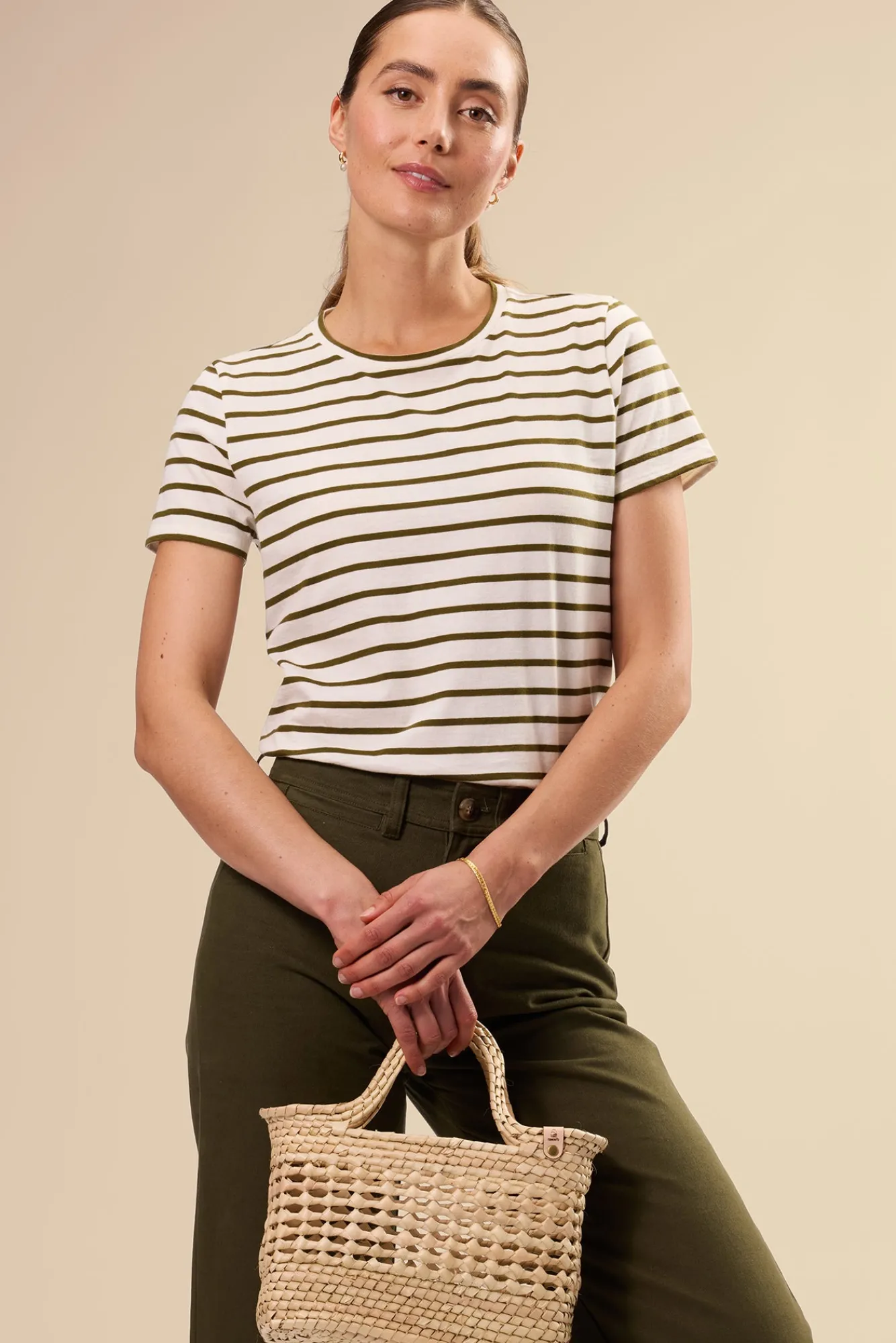 Amour Vert Berkeley Organic Cotton Tee- Tops|Tees