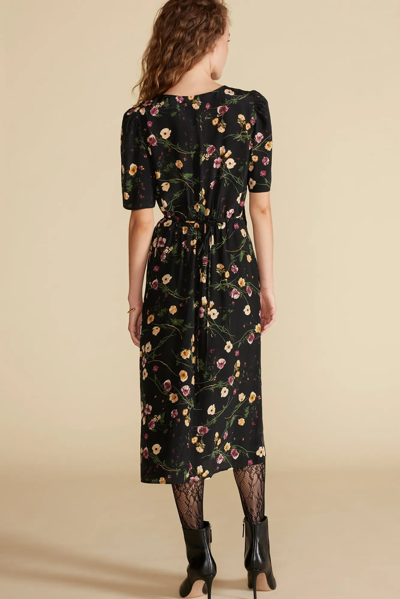 Amour Vert Nicolette Washable Silk Dress- Dresses