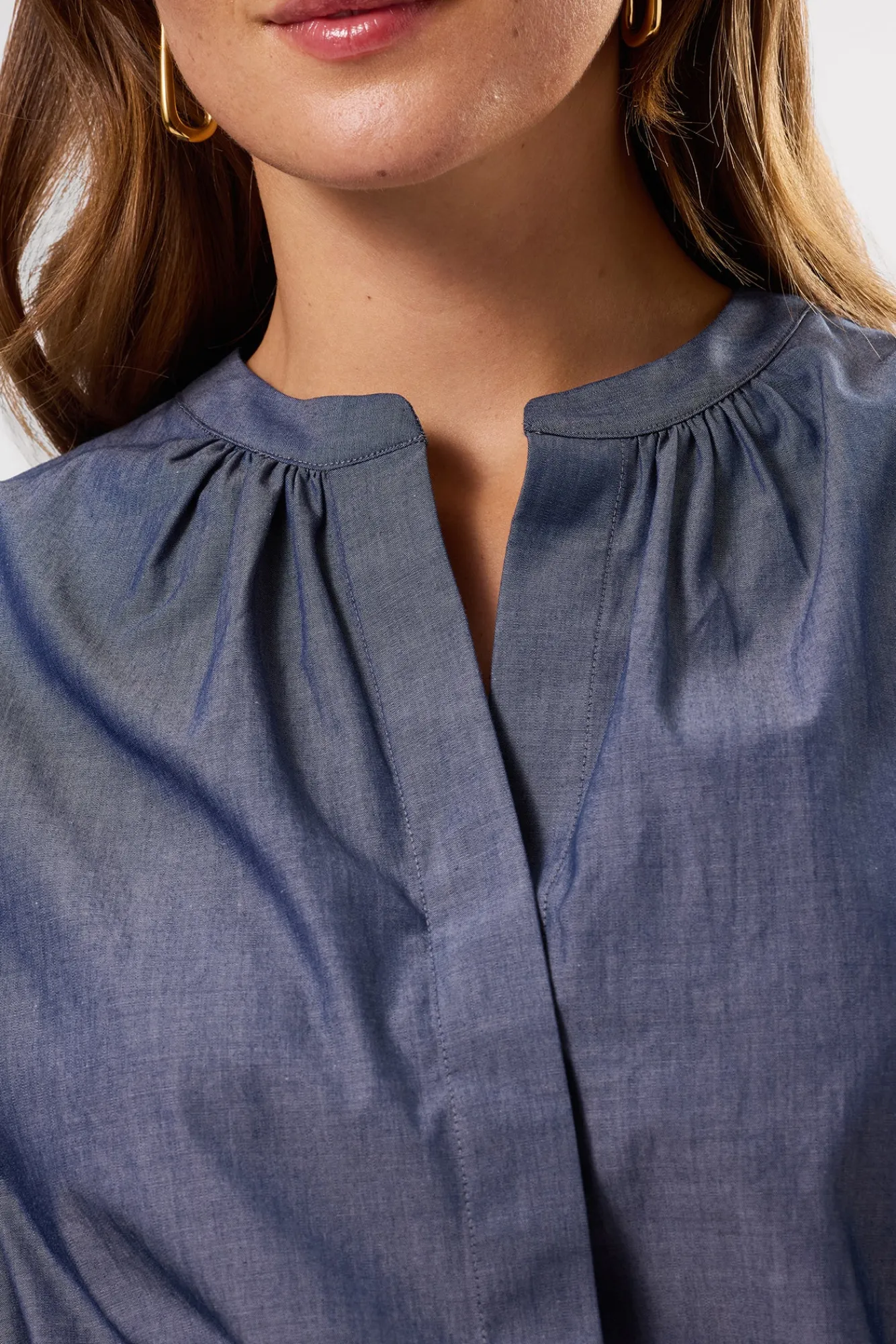 Amour Vert Kylen Organic Cotton Shirt Dress- Dresses|Clearance