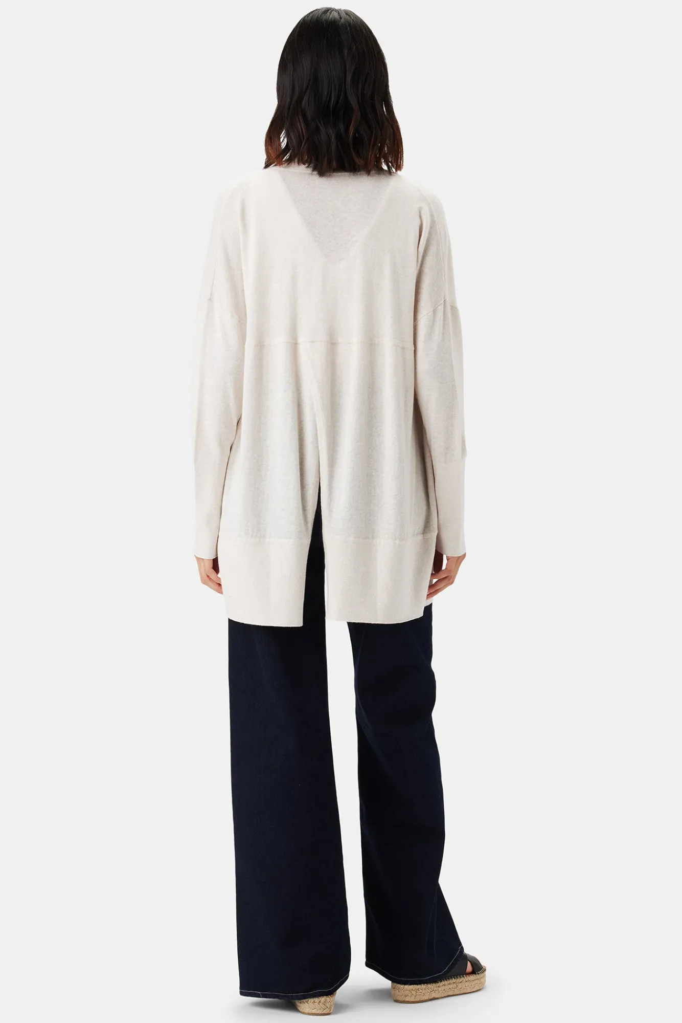 Amour Vert Bailey Flaxen Eco Cardigan- Sweaters & Cardigans|Clearance