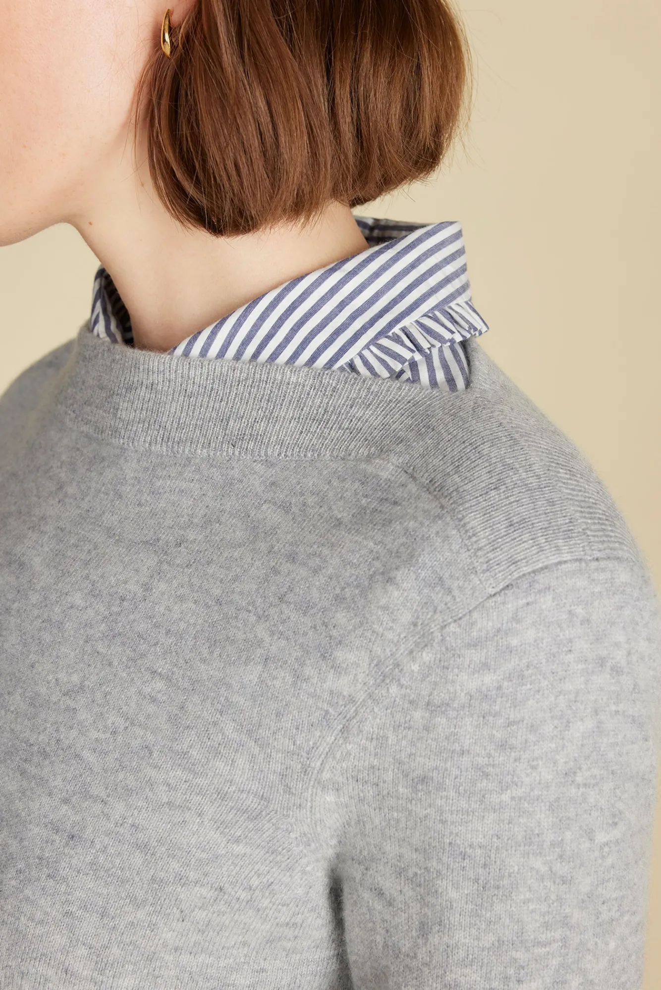 Amour Vert Nadia Cashmere Sweater- Sweaters & Cardigans